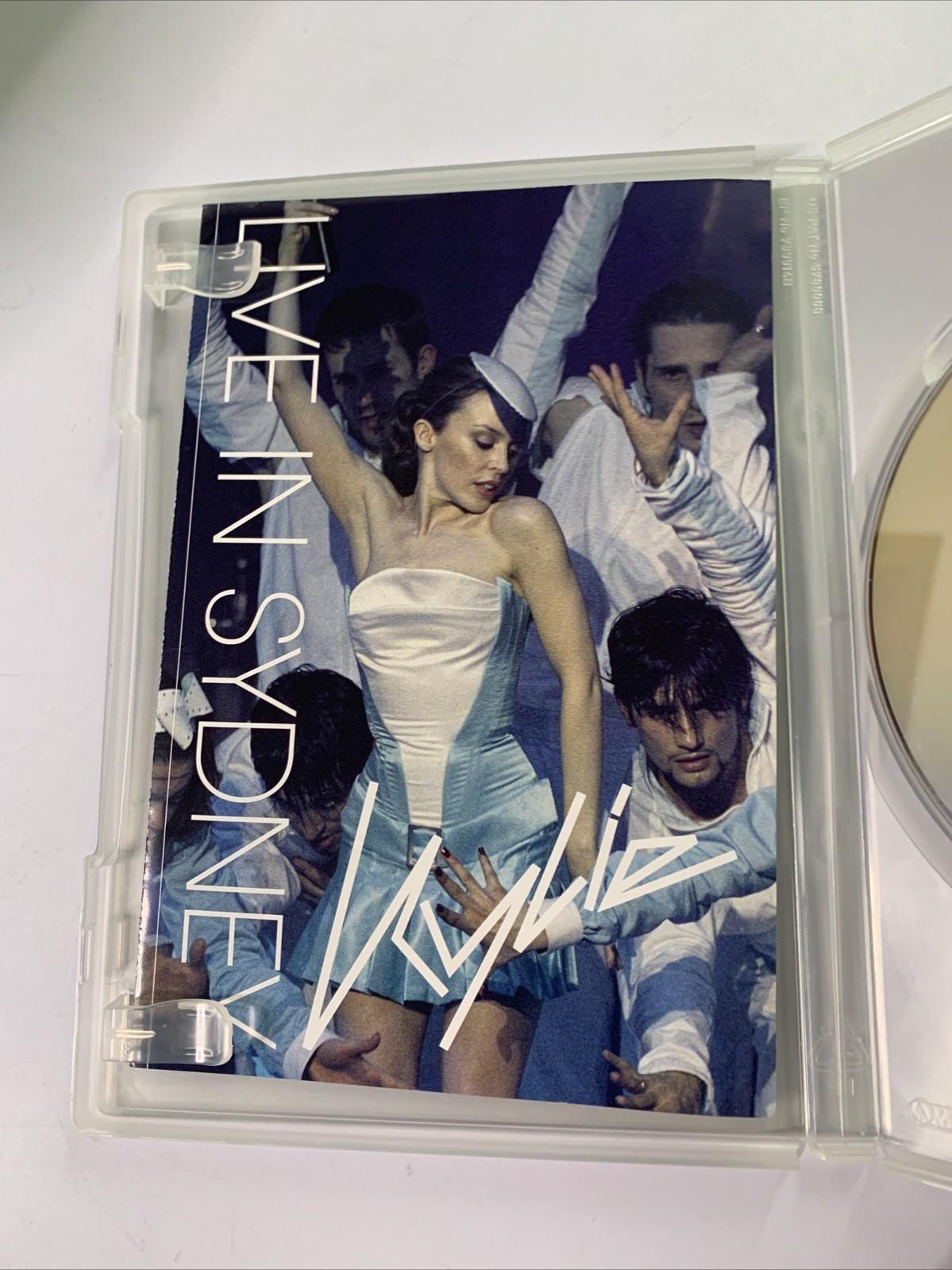 Kylie Minogue – Live In Sydney (DVD, 2001) With Booklet Region 4 &2