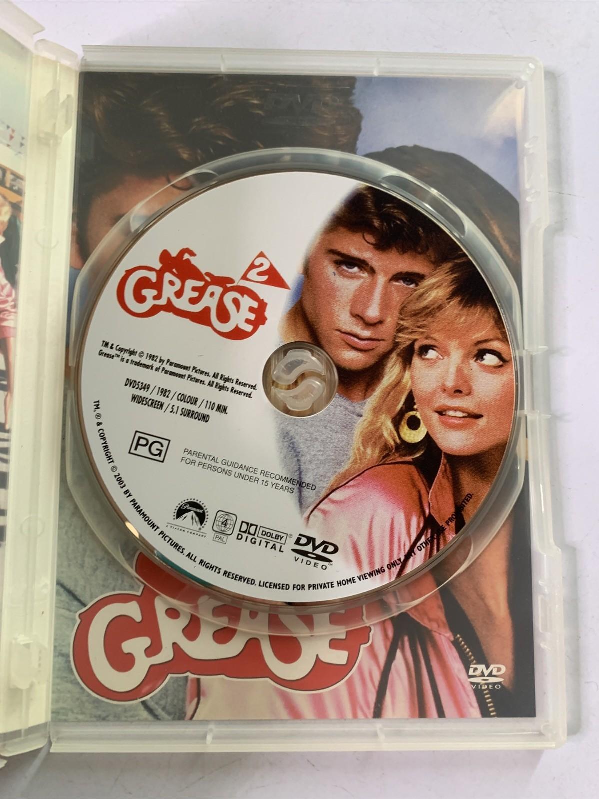 Grease 2 (DVD, 1982) Maxwell Caulfield, Michelle Pfeiffer Region 4