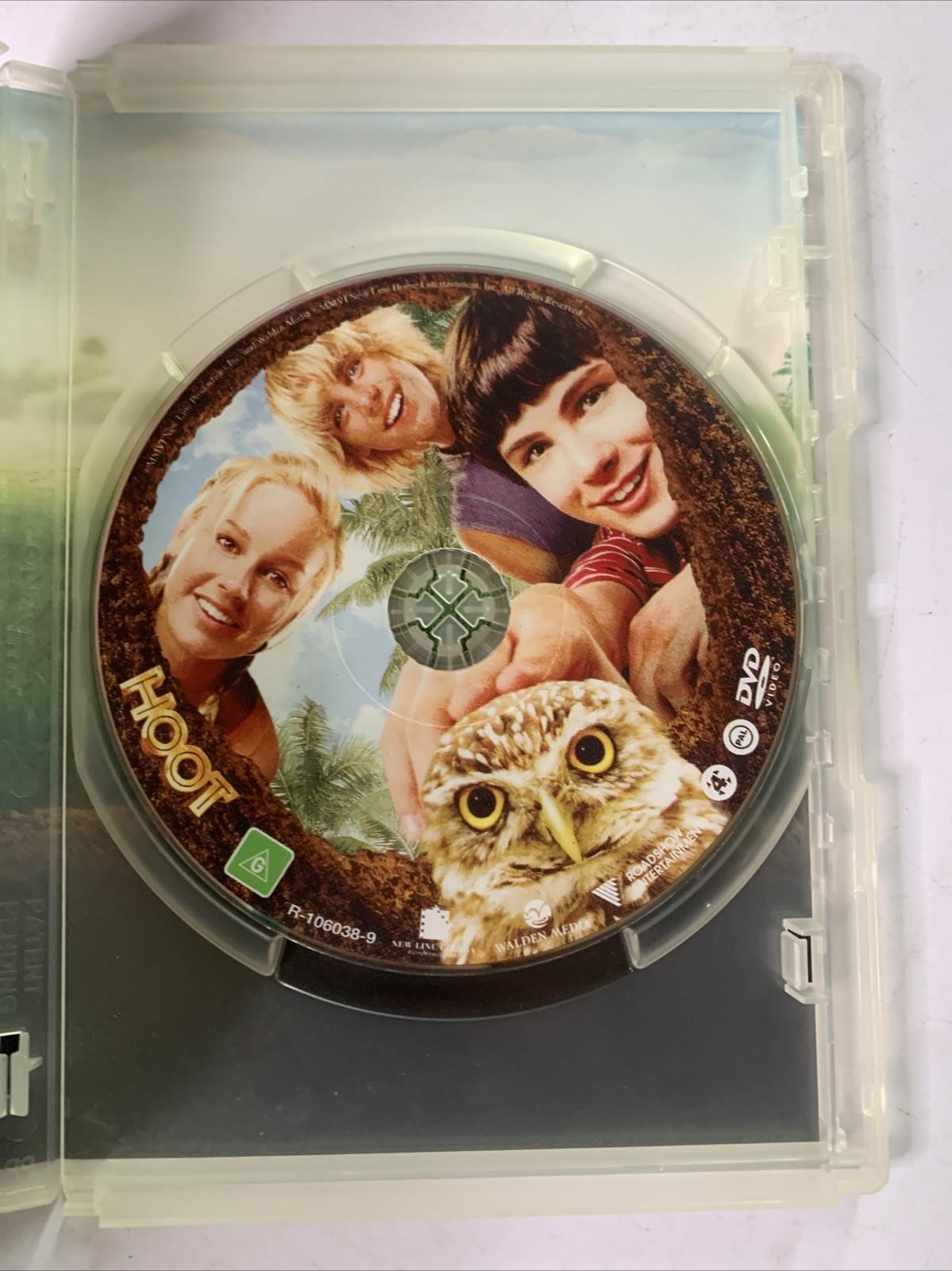 Hoot (DVD, 2006) Logan Lerman, Luke Wilson, Cody Linley, Brie Larson Region 4