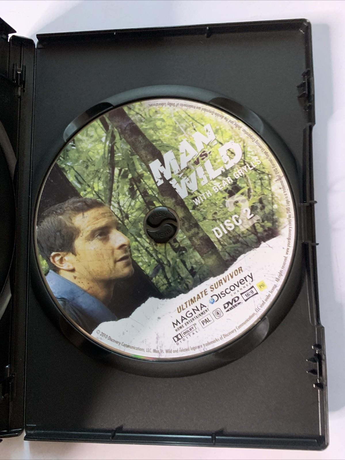 Man Vs Wild: Ultimate Survivor (DVD, 2007, 2-Disc) Bear Grylls Region 4