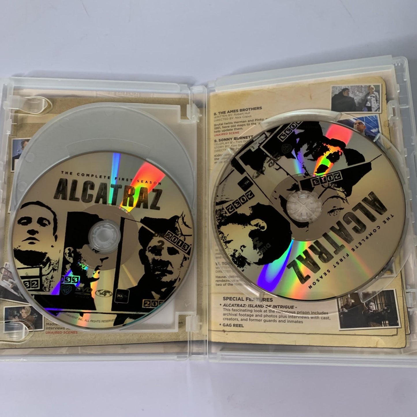 Alcatraz : The Complete Season 1 (DVD, 2012, 3-Discs) Sam Neil Region 4