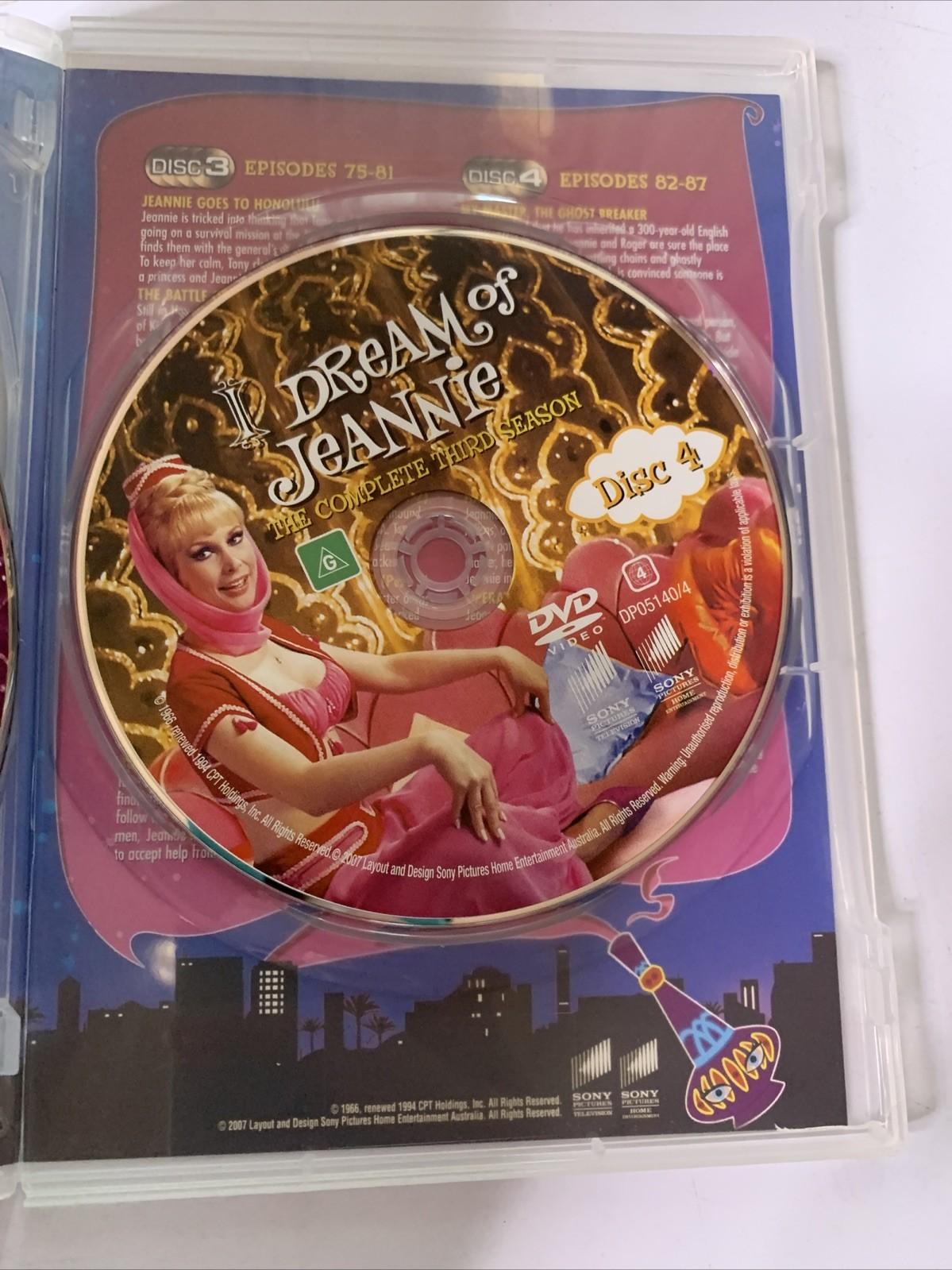 I Dream Of Jeannie : Season 3 (DVD, 1968, 4-Discs) Region 4