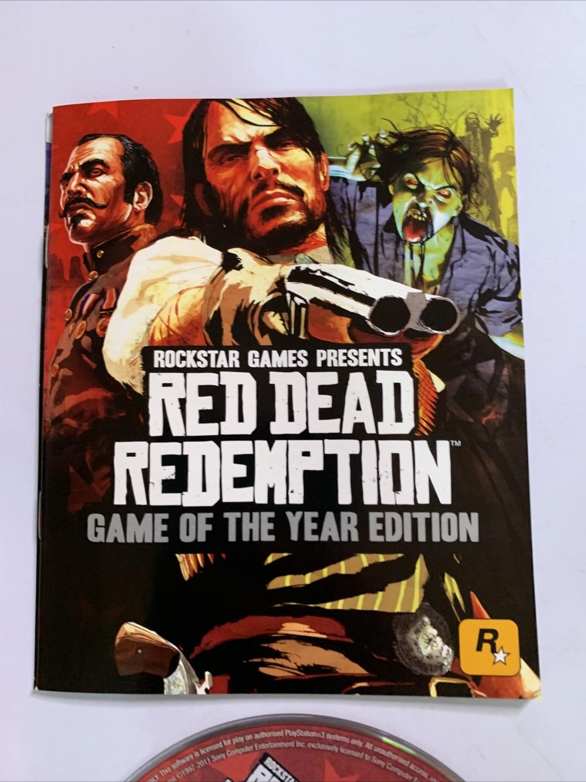 Red Dead Redemption Game Of The Year Edition PS3 PlayStation 3 Rockstar Game