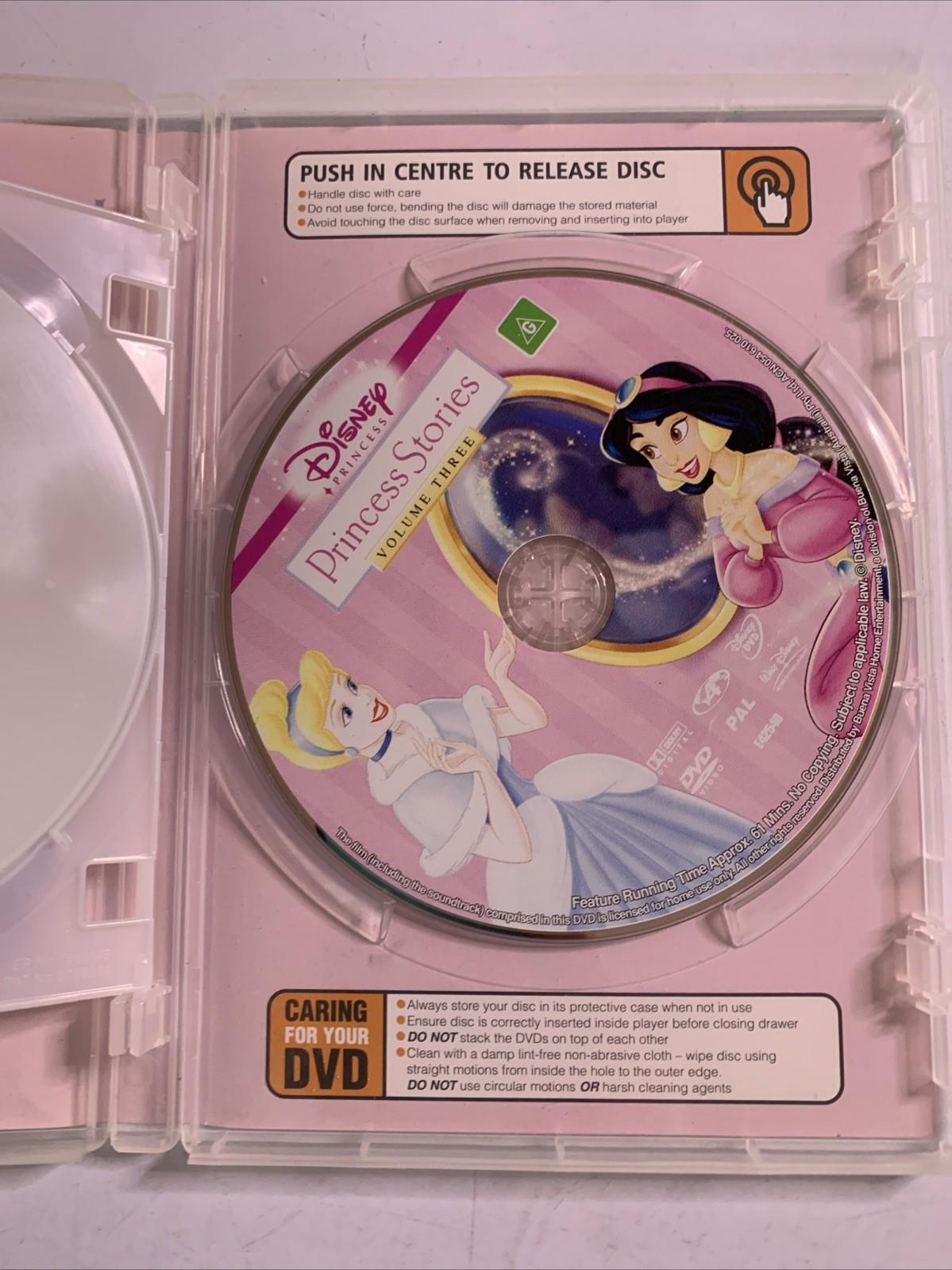 Princess Stories Trilogy : Vol 1-3 (DVD, 2011, 3-Disc) Disney Animation Region 4
