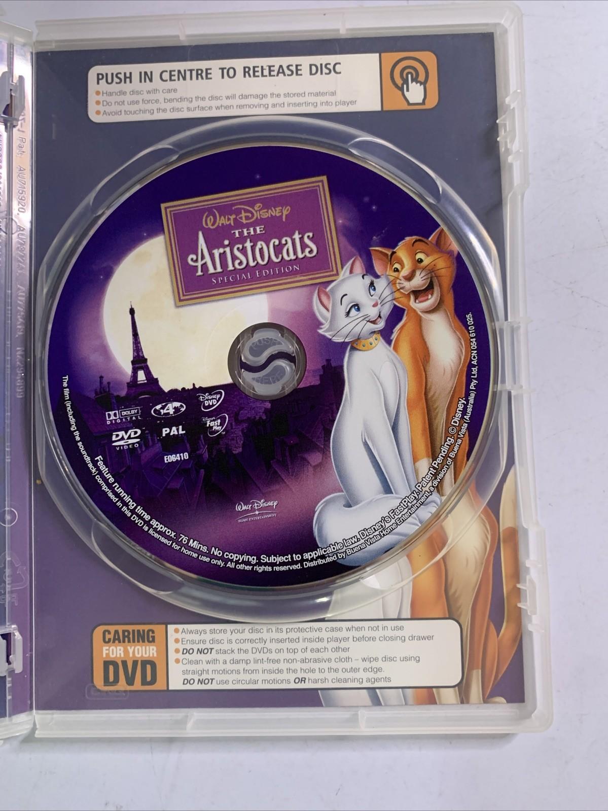 The Aristocats (Special Edition, DVD, 1970) Disney Animation Region 4