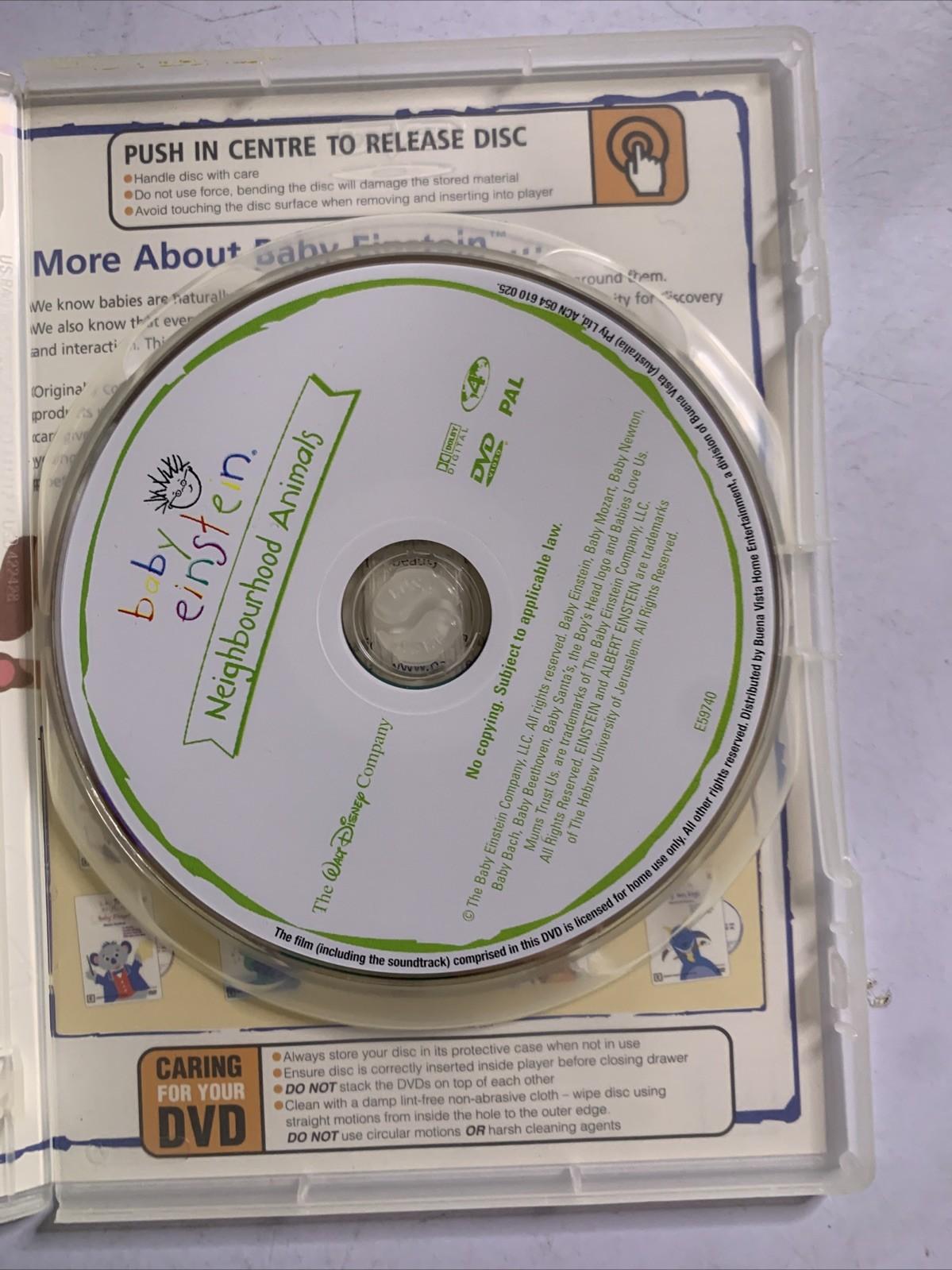 Baby Einstein Neighborhood Animals (DVD, 2004) Early Learning Education