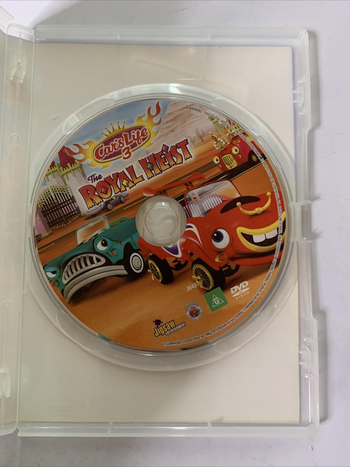 Car's Life 3: The Royal Heist (DVD, 2013) Animation Region 4