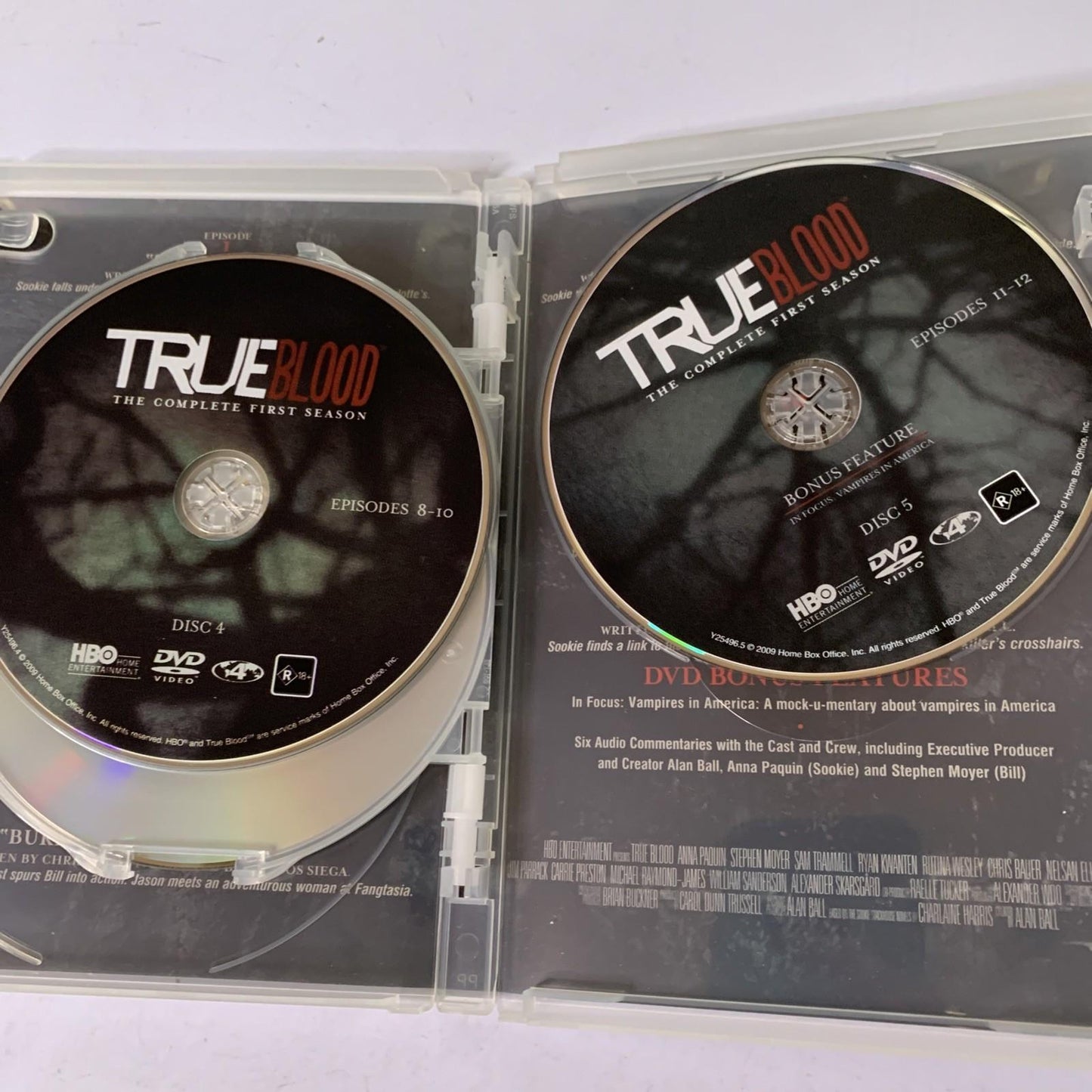 True Blood : Season 1 (DVD, 2008, 5-DIscs) Region 4
