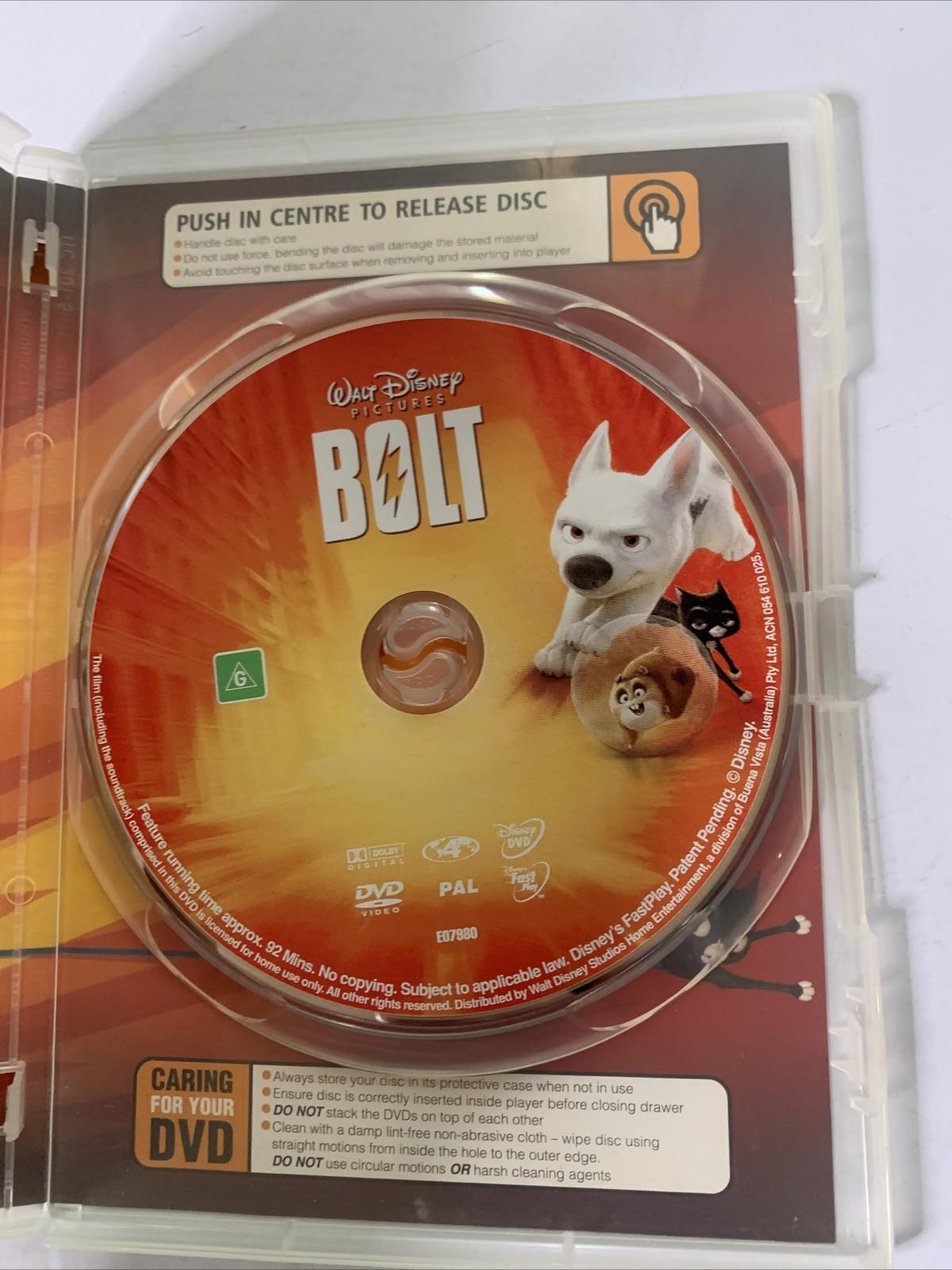 Bolt (DVD, 2008) Animated Film Disney Region 4
