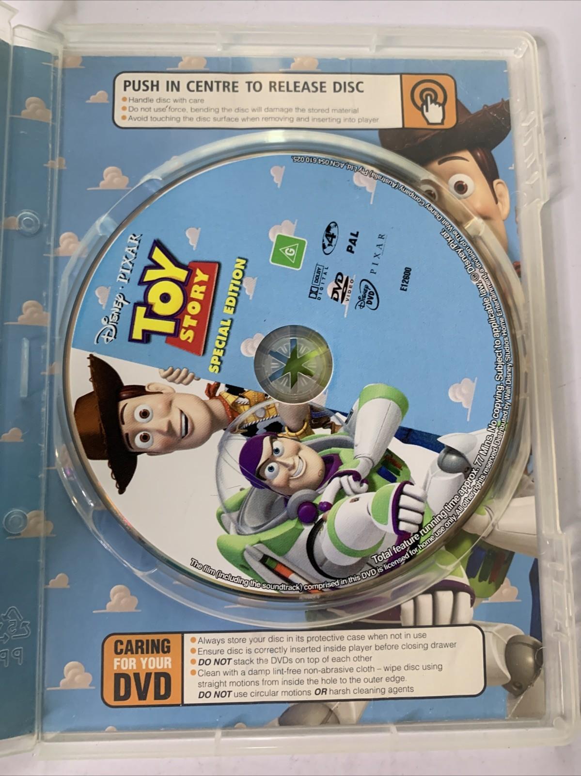 Toy Story (Special Edition, DVD, 1995) Region 4