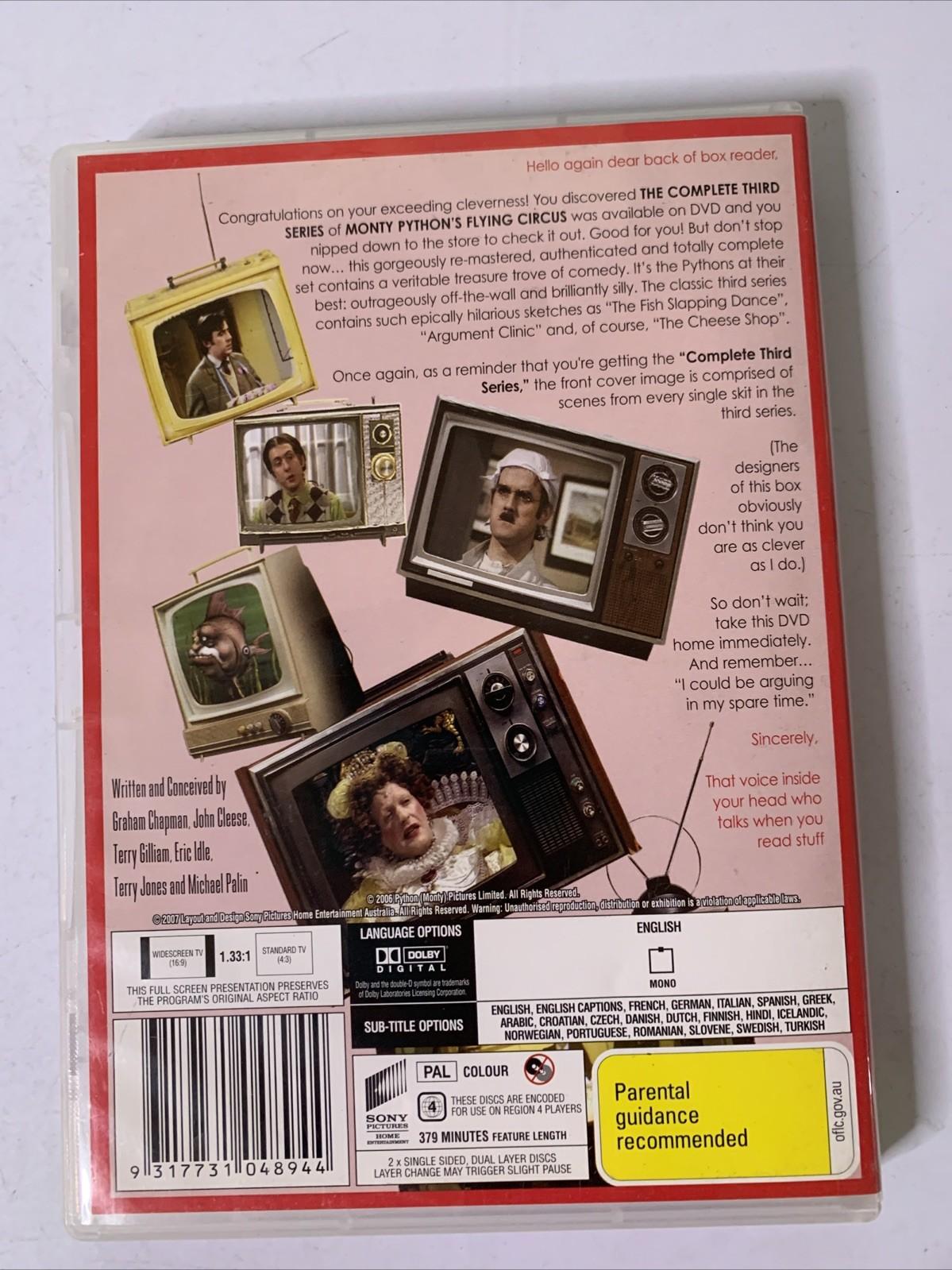 Monty Python's Flying Circus: The Complete Series 3 (DVD) Region 4 NEW Sealed