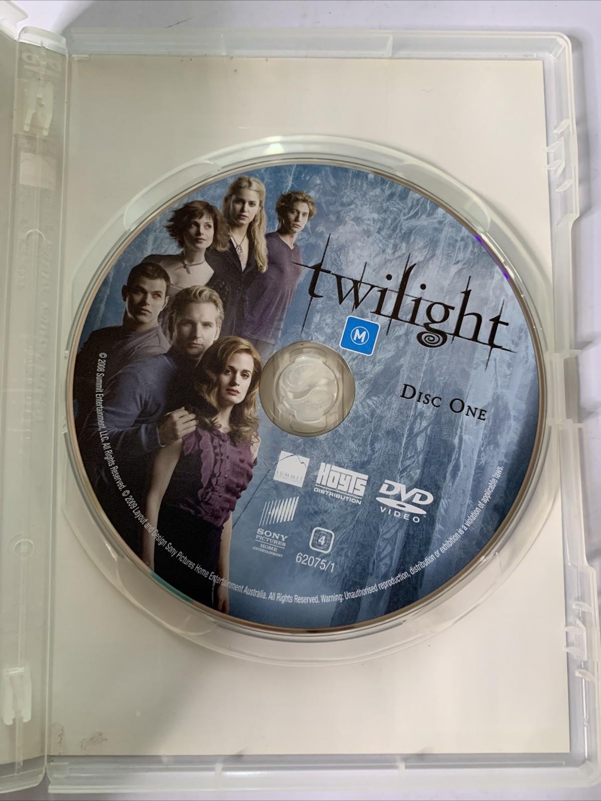 Twilight (DVD, 2008) Kristen Stewart, Robert Pattinson Region 4
