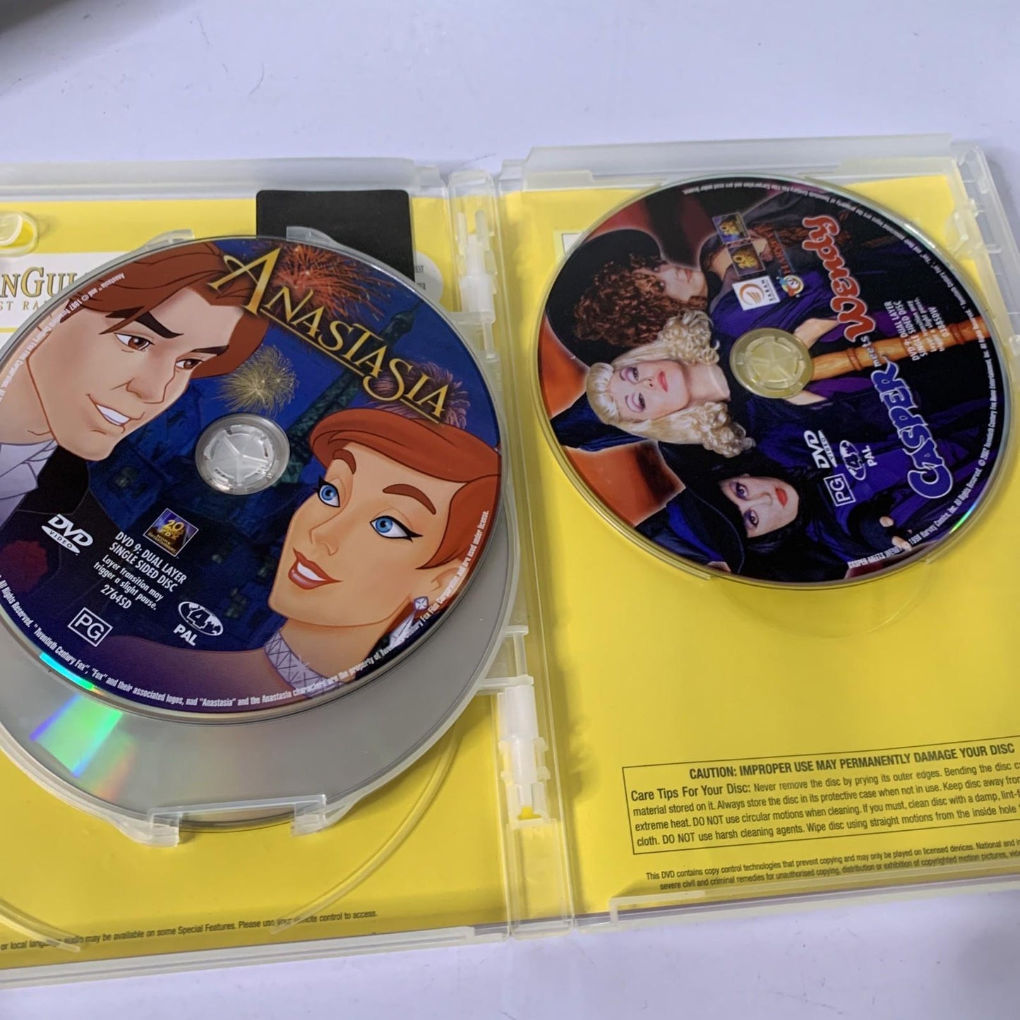 Fern Gully / Fern Gully 2 / Anastasia / Thumbelina / Casper Meets Wendy (DVD)