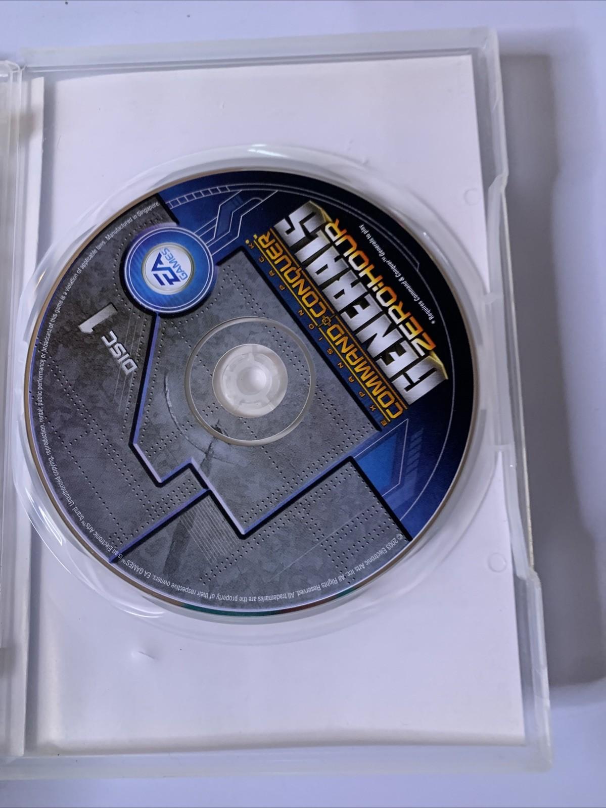 Command & Conquer Generals PC Windows CD-ROM 2002 RTS Strategy Game Complete