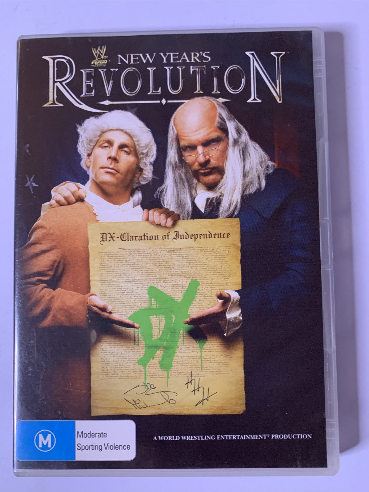 WWE New Year's Revolution (DVD, 2007) Pro-Wrestling John Cena Region 4