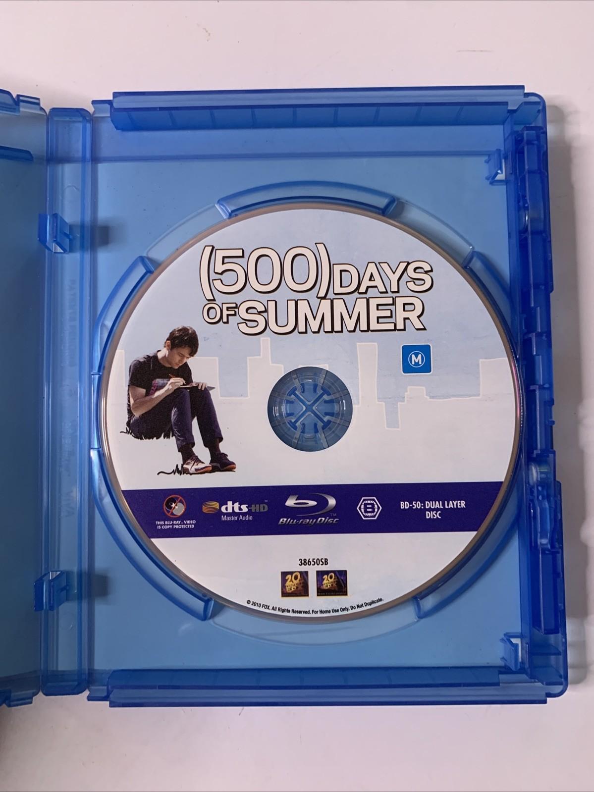 500 Days Of Summer (Blu-ray, 2009) Joseph Gordon-Levitt, Zooey Deschanel RegionB