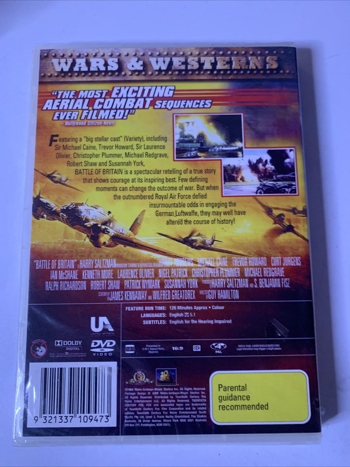 Battle Of Britain (DVD, 1969) Michael Caine, Sir Laurence Olivier Region 4 NEW