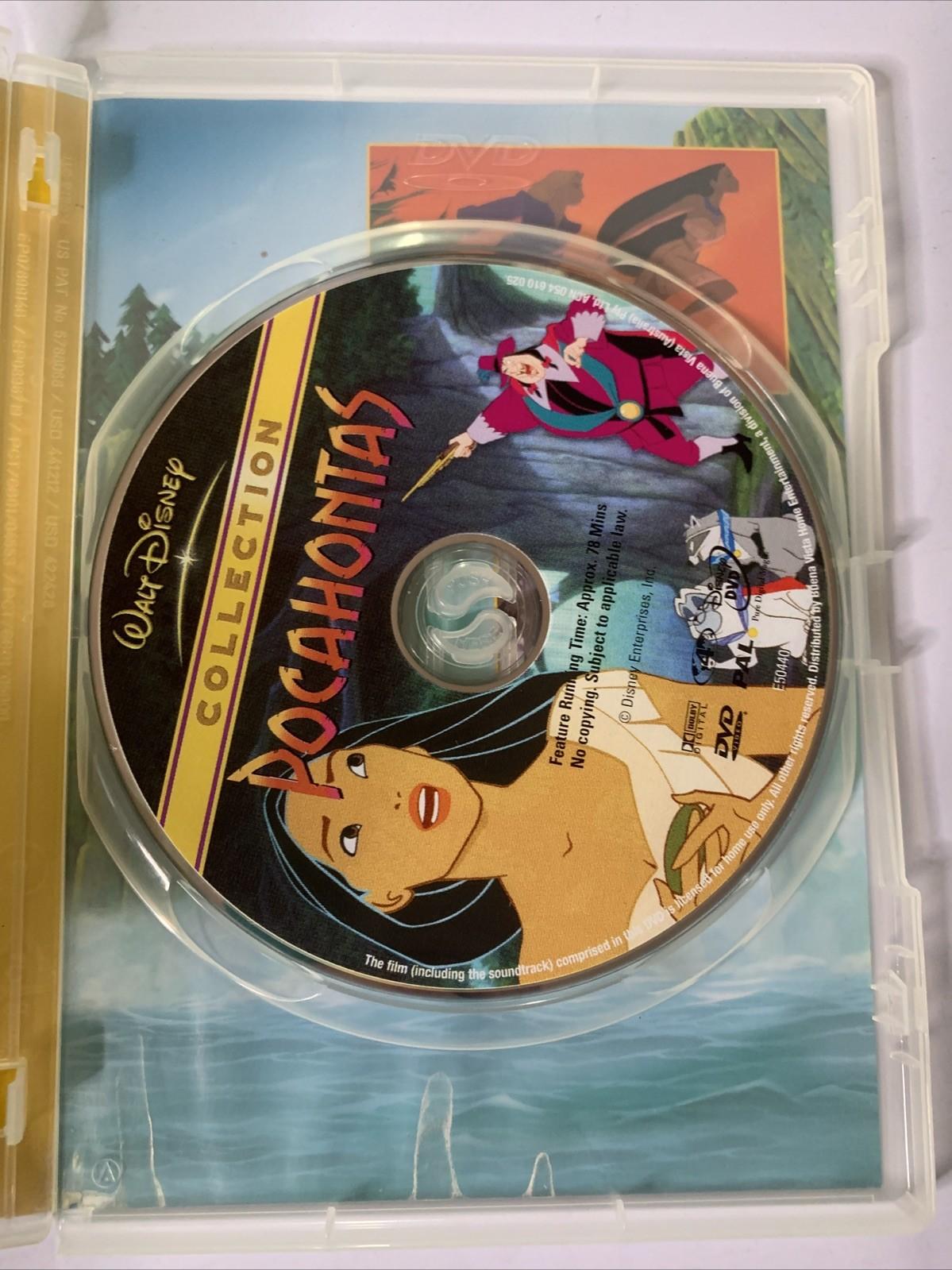 Pocahontas (DVD, 1995) Disney Animation Region 4