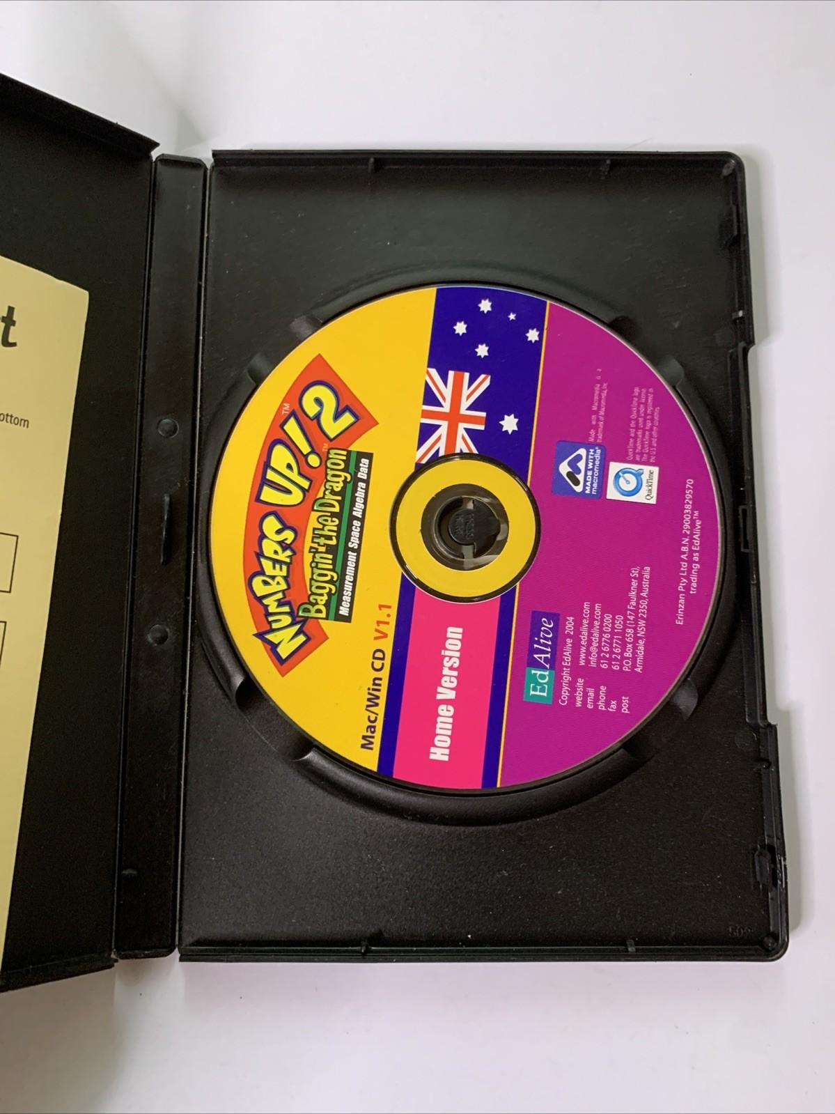 Numbers Up! 2 : Baggin' The Dragon PC CD-ROM Windows Mac Educational Game