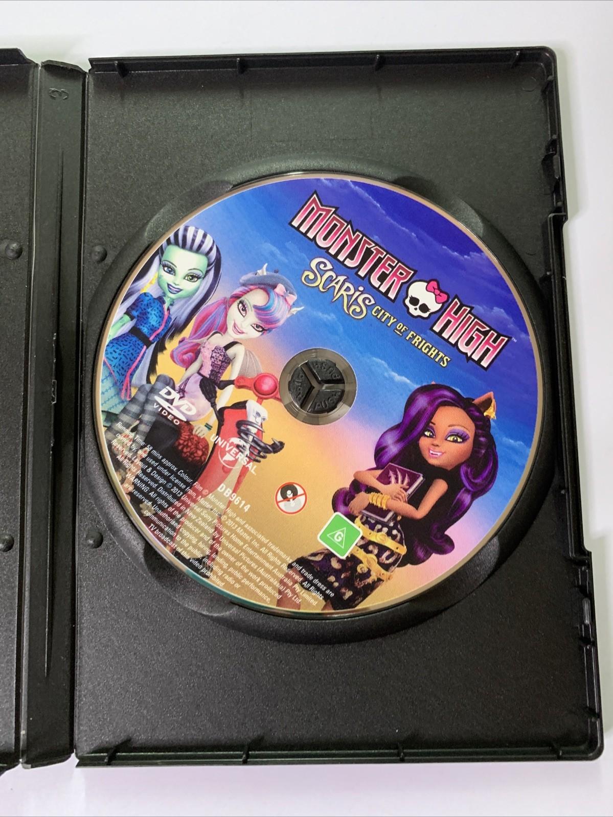 Monster High: Scaris City Of Frights (DVD, 2012) Animation Region 4 &2