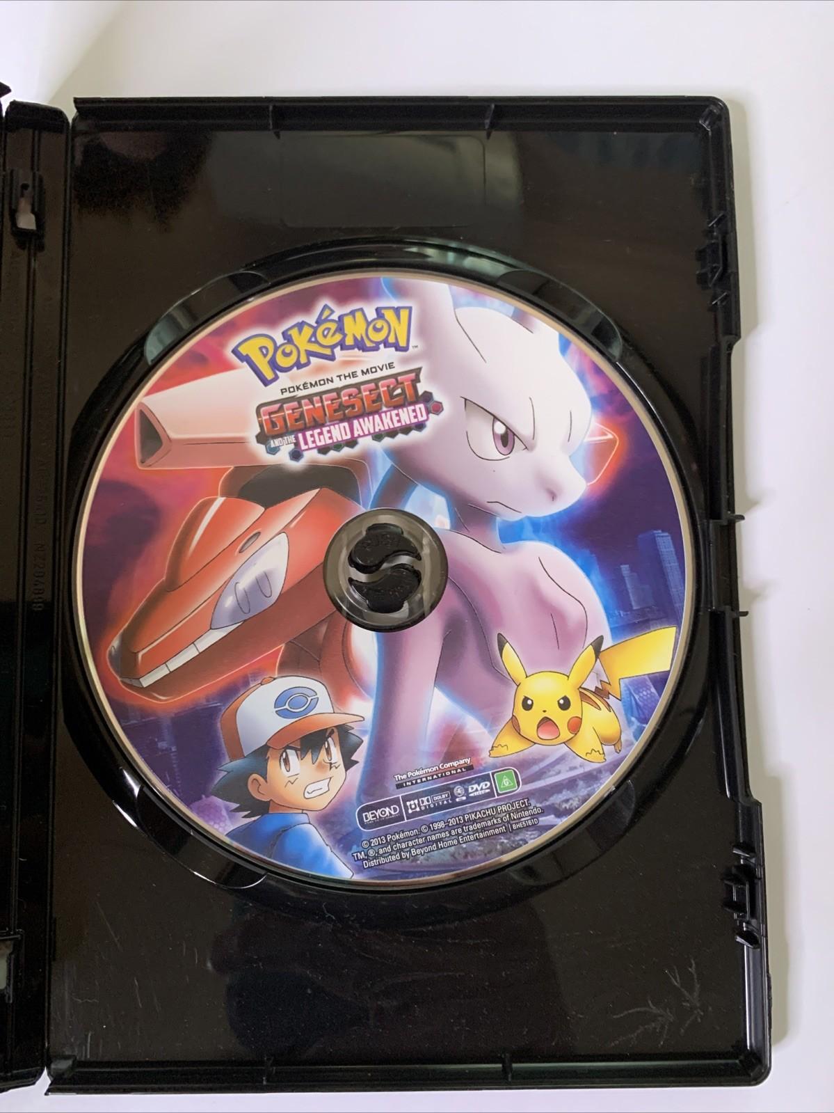 Pokemon The Movie: Genesect And The Legend Awakened (DVD, 2013) Region 4