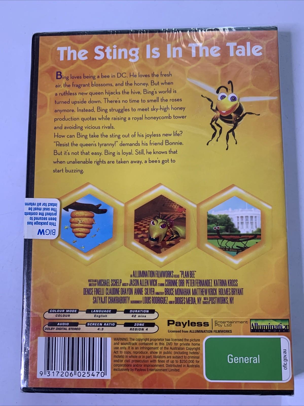 Plan Bee: The Sting Is In The Tale (DVD, 2007) Animation Region 4 NEW