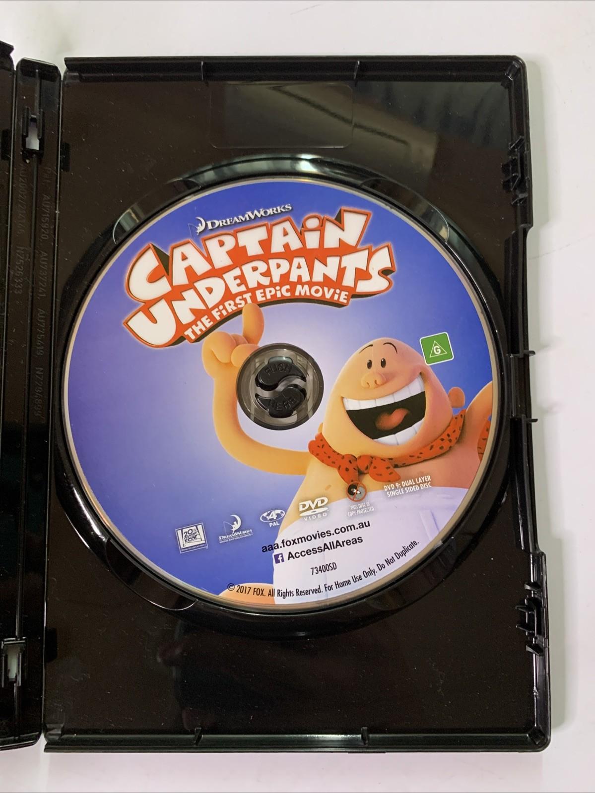 Captain Underpants (DVD, 2017) DreamWorks Animation Region 4