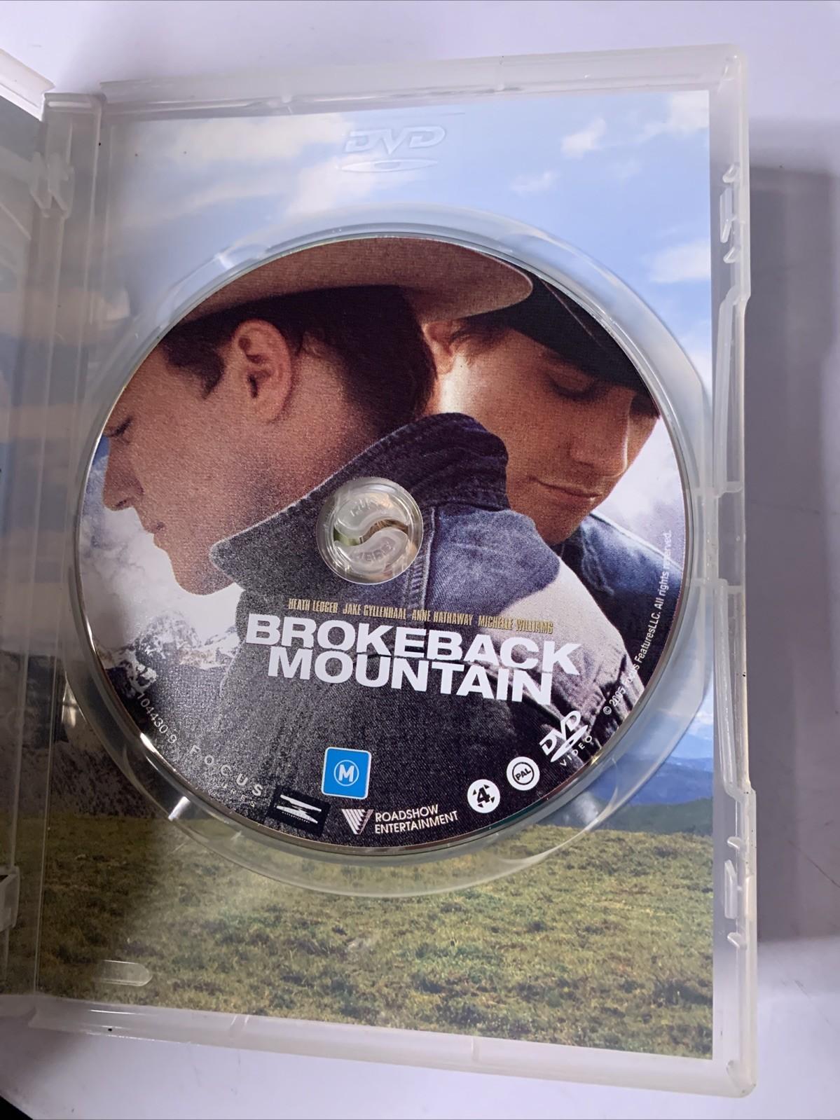 Brokeback Mountain (DVD, 2005) Heath Ledger, Jake Gyllenhaal Region 4