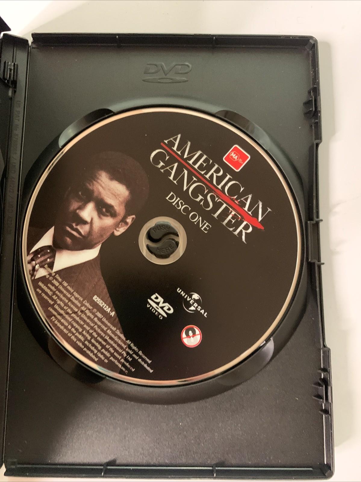 American Gangster (DVD, 2007) Denzel Washington, Russell Crowe Region 4