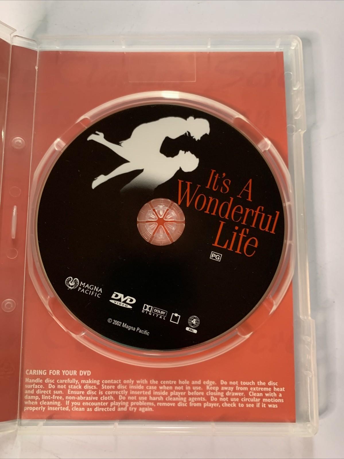 It's A Wonderful Life (DVD, 1946) James Stewart, Donna Reed Region 4