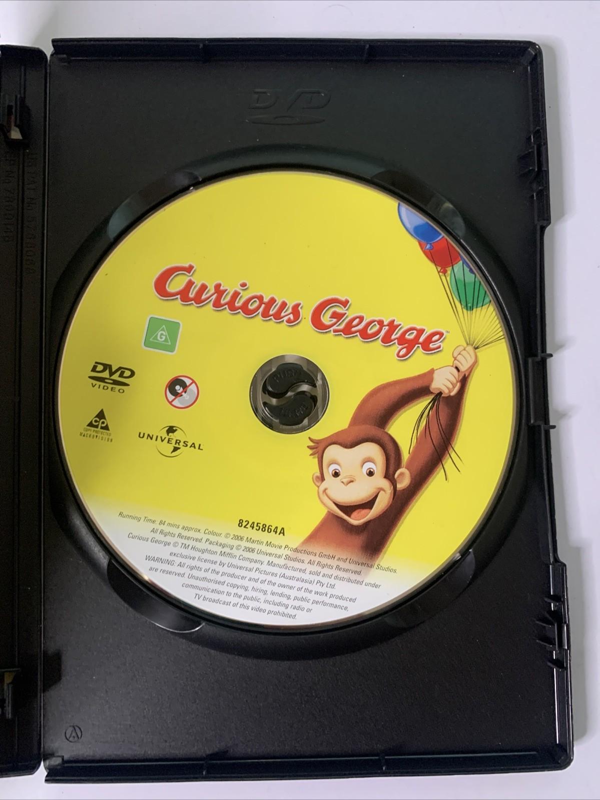 Curious George (DVD, 2006) Will Ferrell, Drew Barrymore Animated Movie Region 4