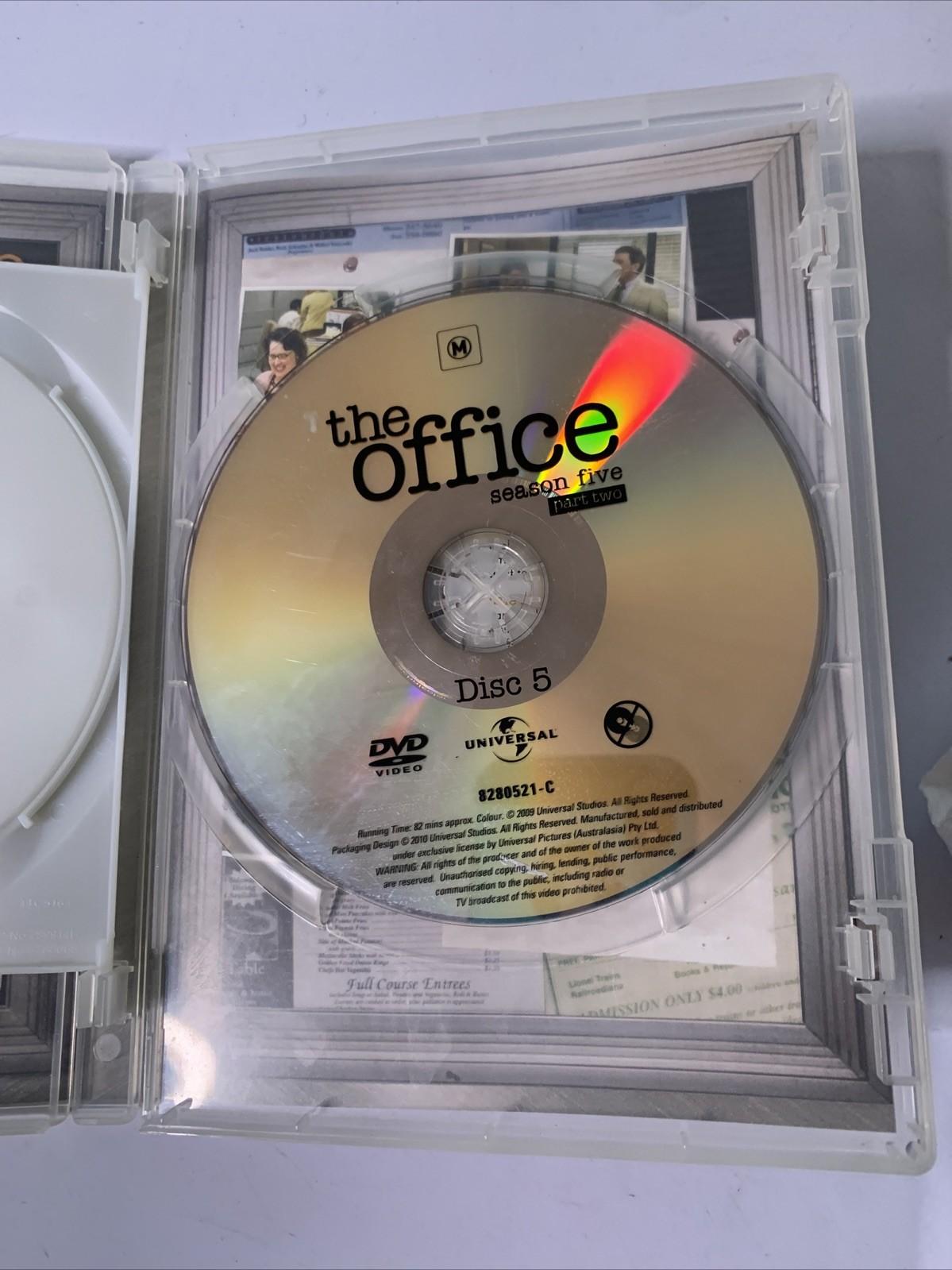 The Office : The Complete Season 5 (DVD, 2008) Steve Carell Region 4 &2