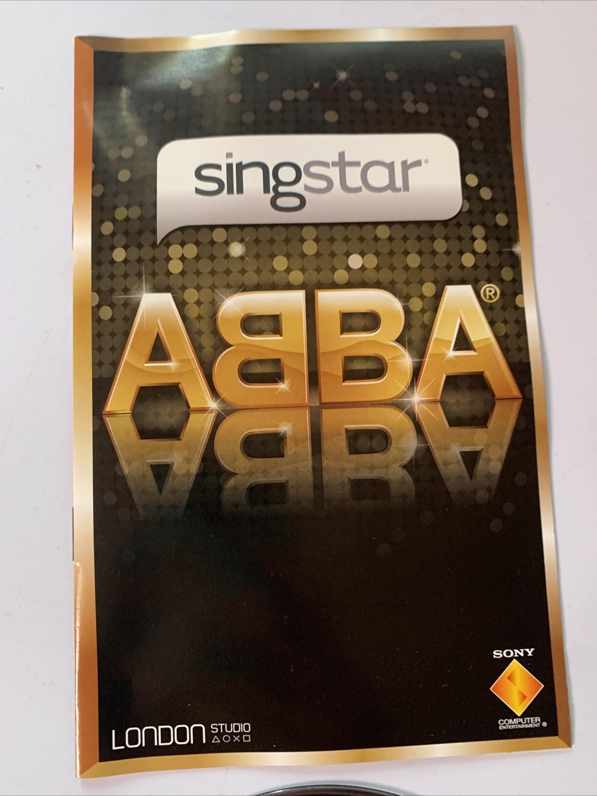Singstar ABBA Sony Playstation 2 PS2 PAL Karaoke Music Game