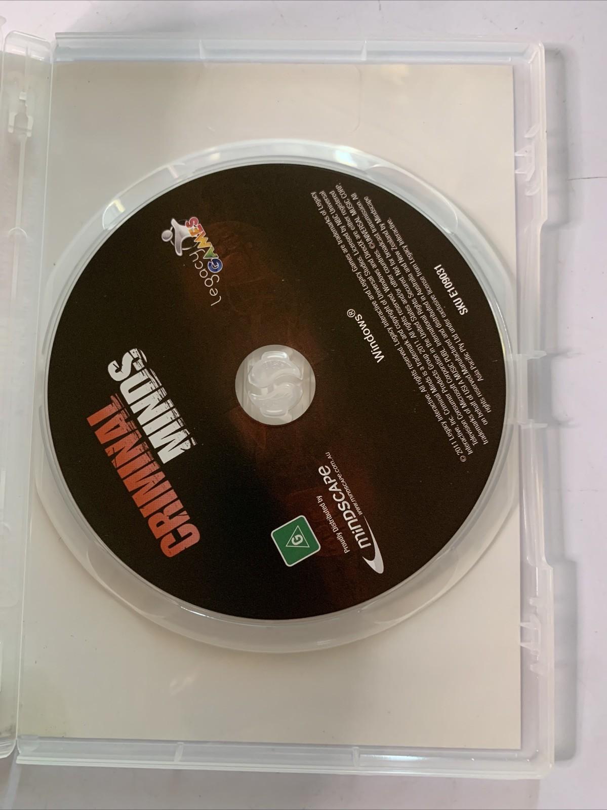 Criminal Minds: A Dying Art PC CD-ROM 2011 Hidden Object Game