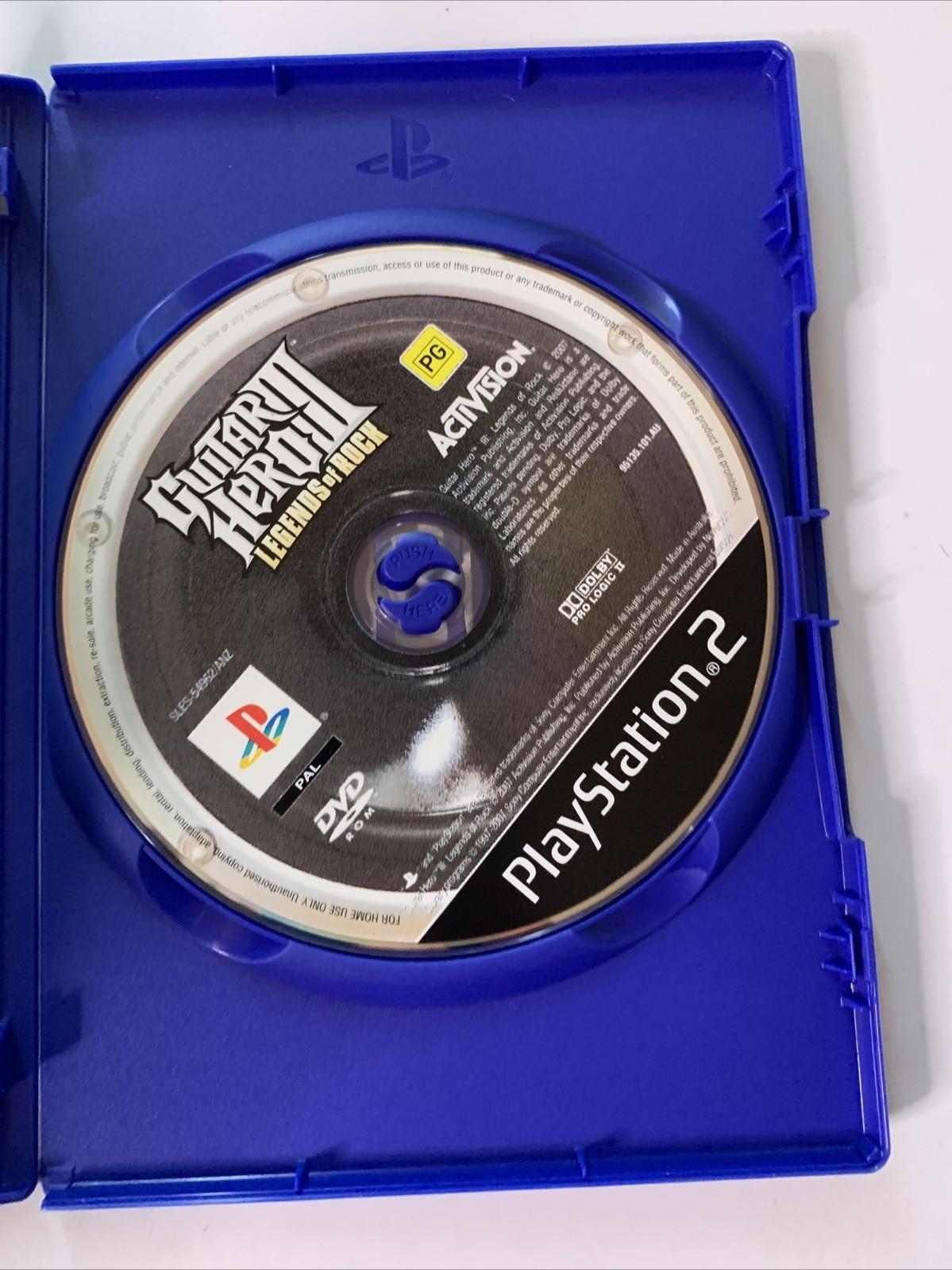 Guitar Hero 3 Legends of Rock PS2 Sony PlayStation 2 PAL Game