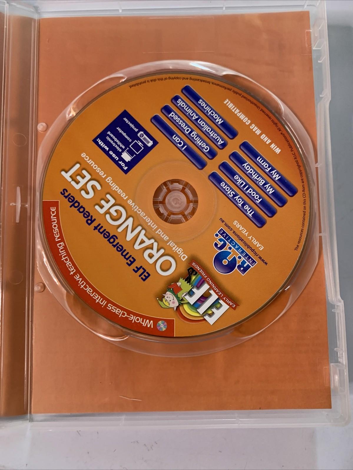ELF Emergent Readers Orange Set PC CD-ROM Windows Mac Early Education