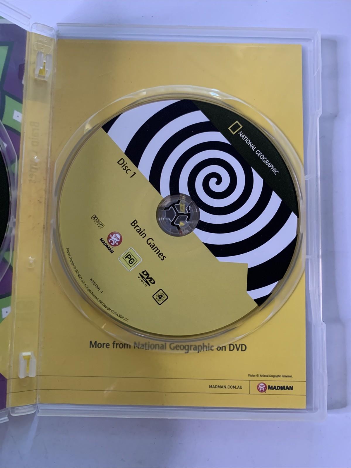 National Geographic Brain Games : Season 1 (DVD, 2013) Region 4