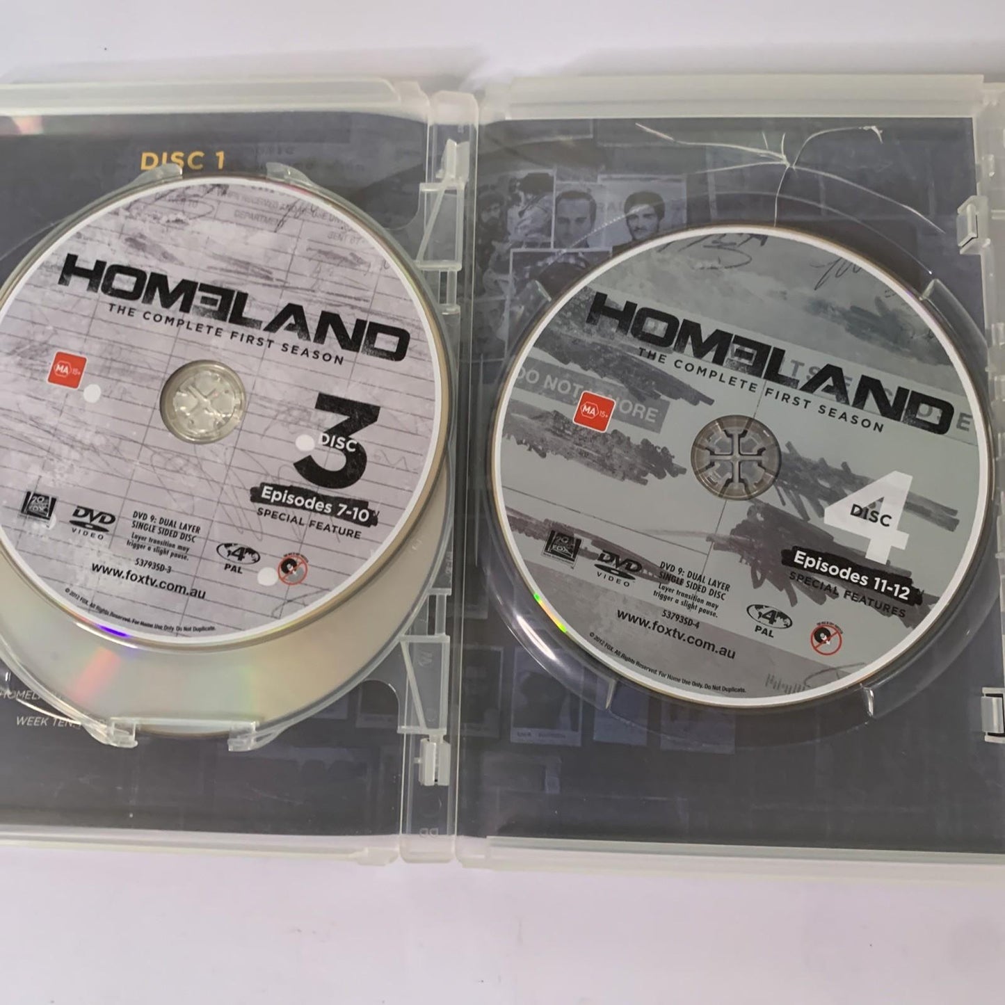 Homeland : Season 1 (DVD, 2011, 4-Discs) Region 4