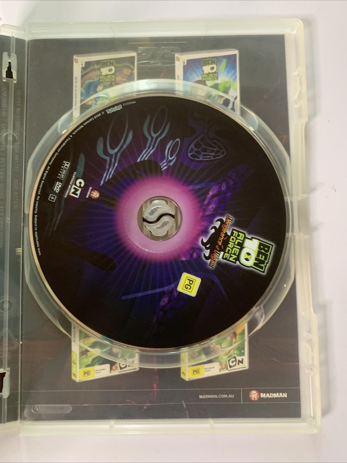 Ben 10 Alien Force: The Vengeance Of Vilgax (DVD, 2009) Animation Region 4