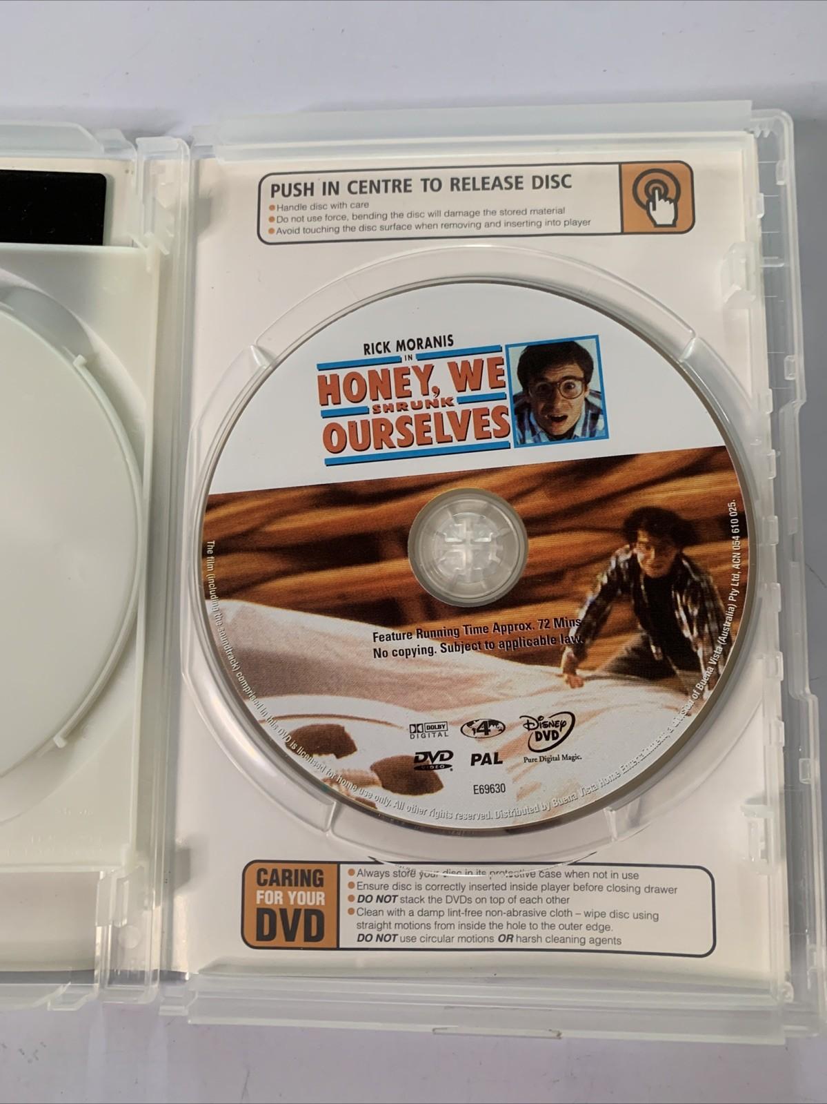 Honey, I Shrunk the Kids Trilogy (DVD, 1989, 3-Discs) Rick Moranis Region 4