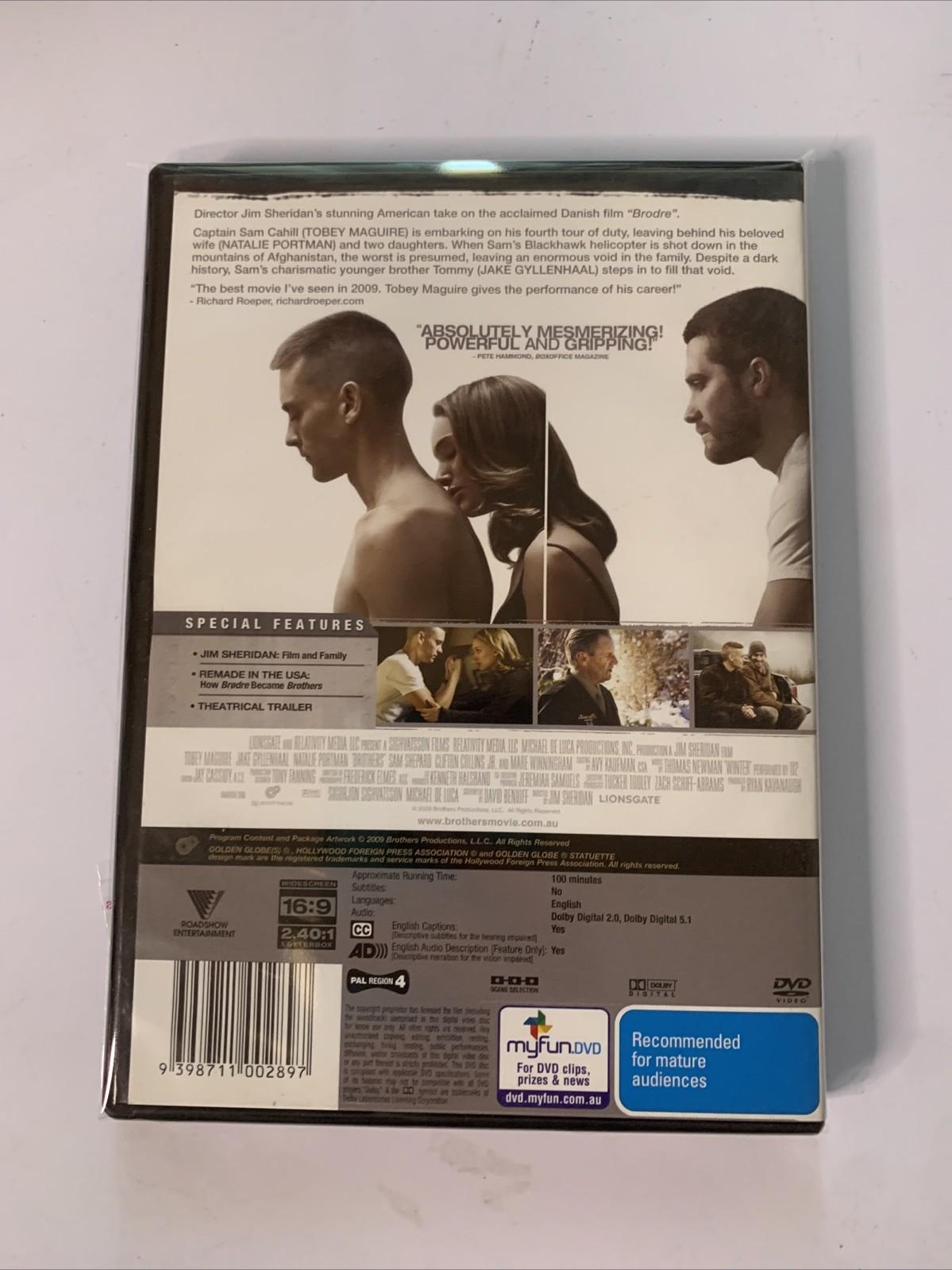 Brothers (DVD, 2009) Tobey Maguire, Jake Gyllenhaal, Natalie Portman Region4 NEW