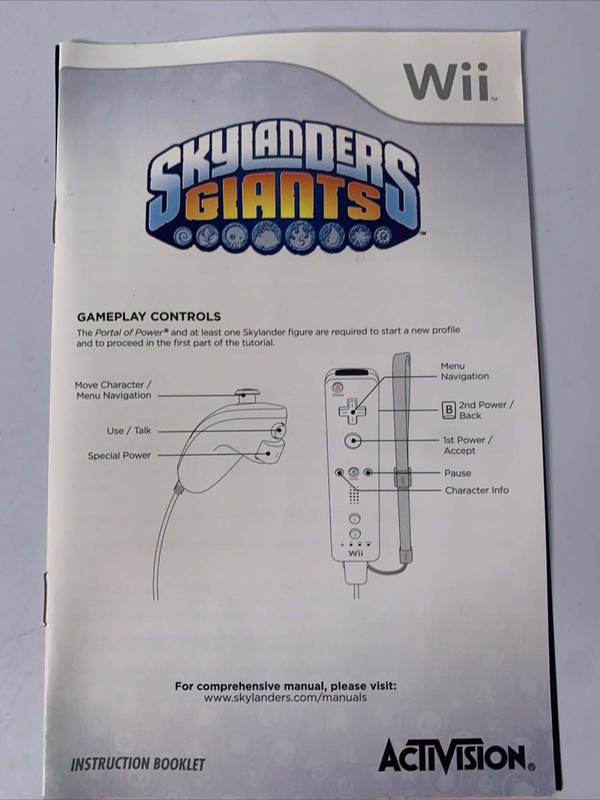 Skylanders Giants Nintendo Wii PAL Game