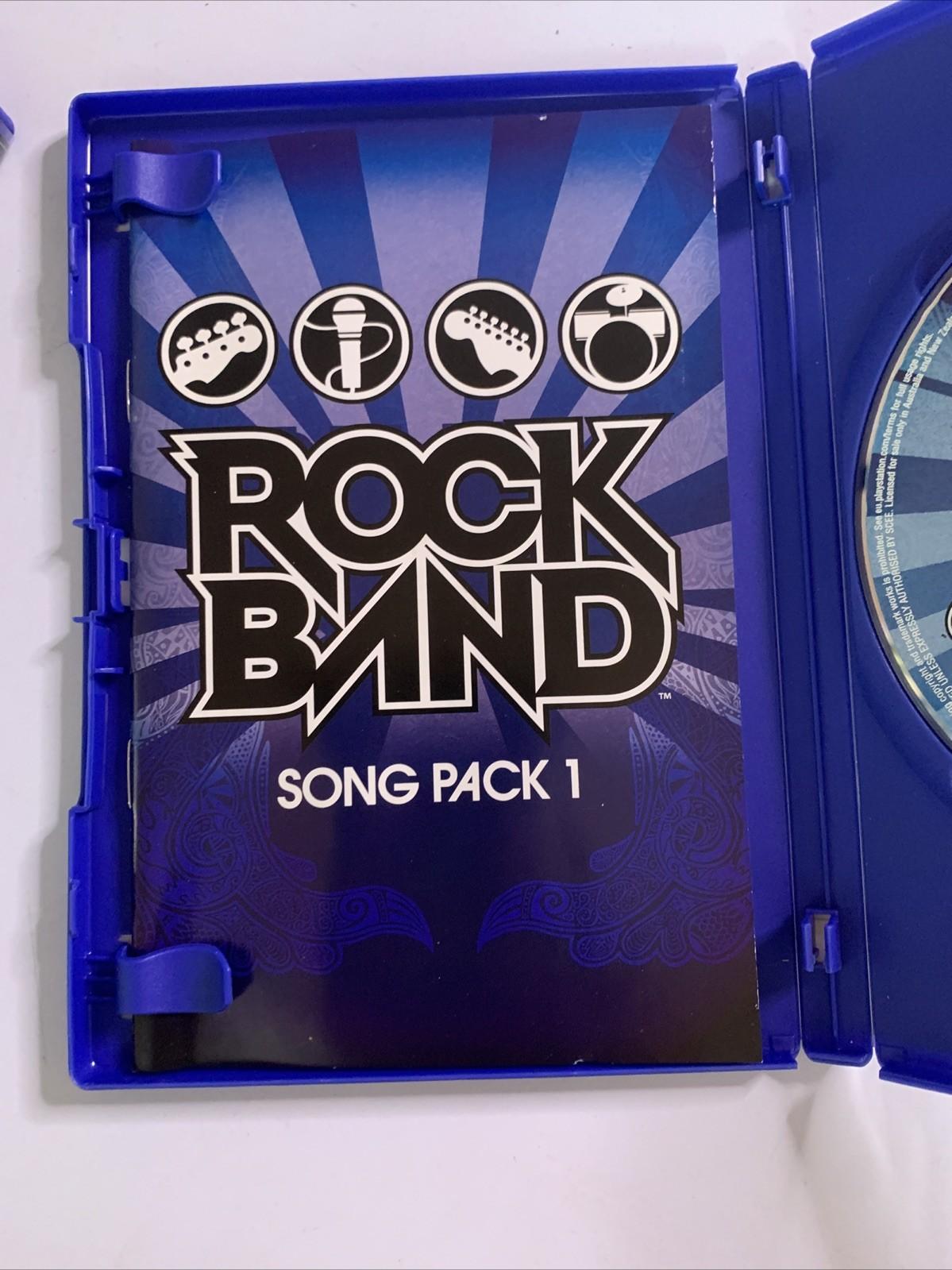 Rock Band + Song Pack 1 PS2 PlayStation 2 PAL Game Complete