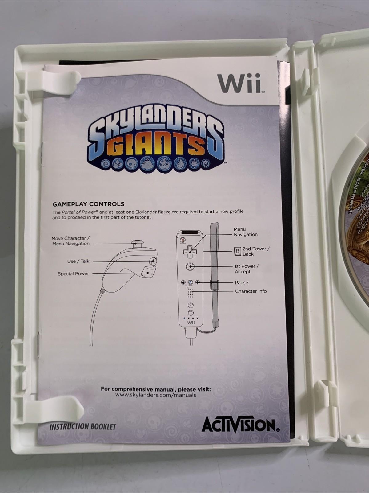 Skylanders Giants Nintendo Wii PAL 2012 Game Complete