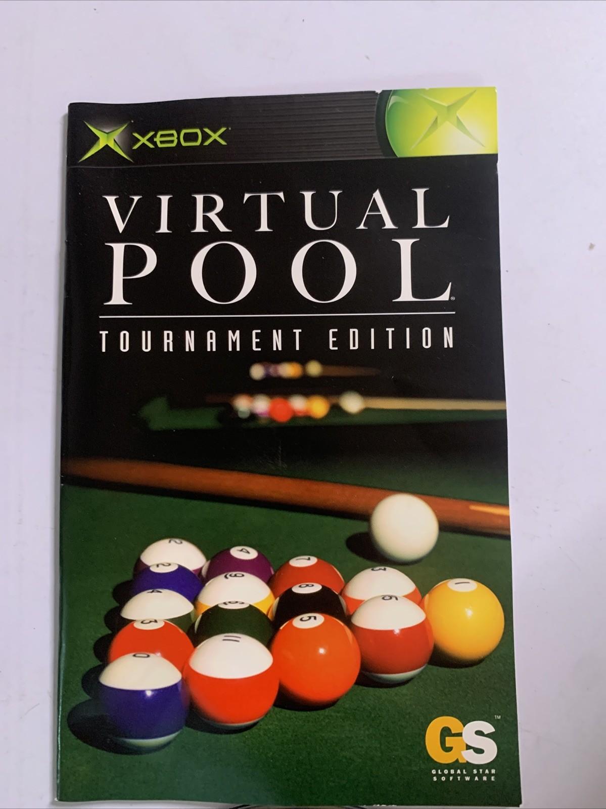 Virtual Pool Tournament Edition Microsoft XBOX Original PAL Game Complete