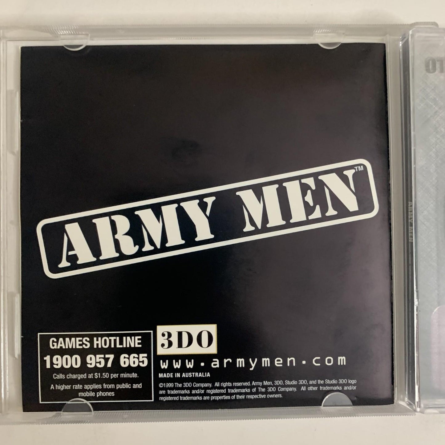 Army Men PC CD-ROM Strategy Game