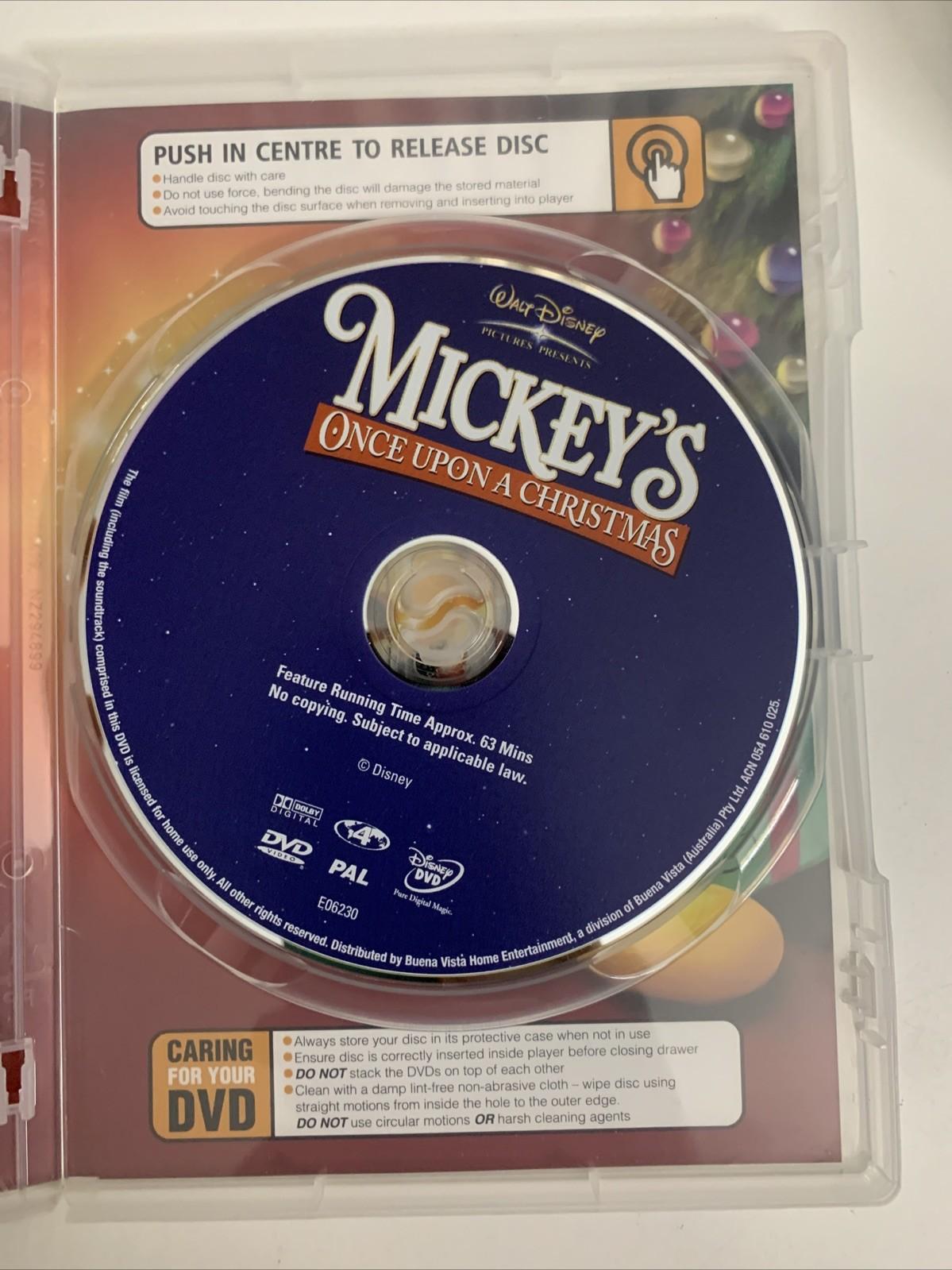 Disney Mickey's Once Upon A Christmas (DVD, 1999) Animation Region 4