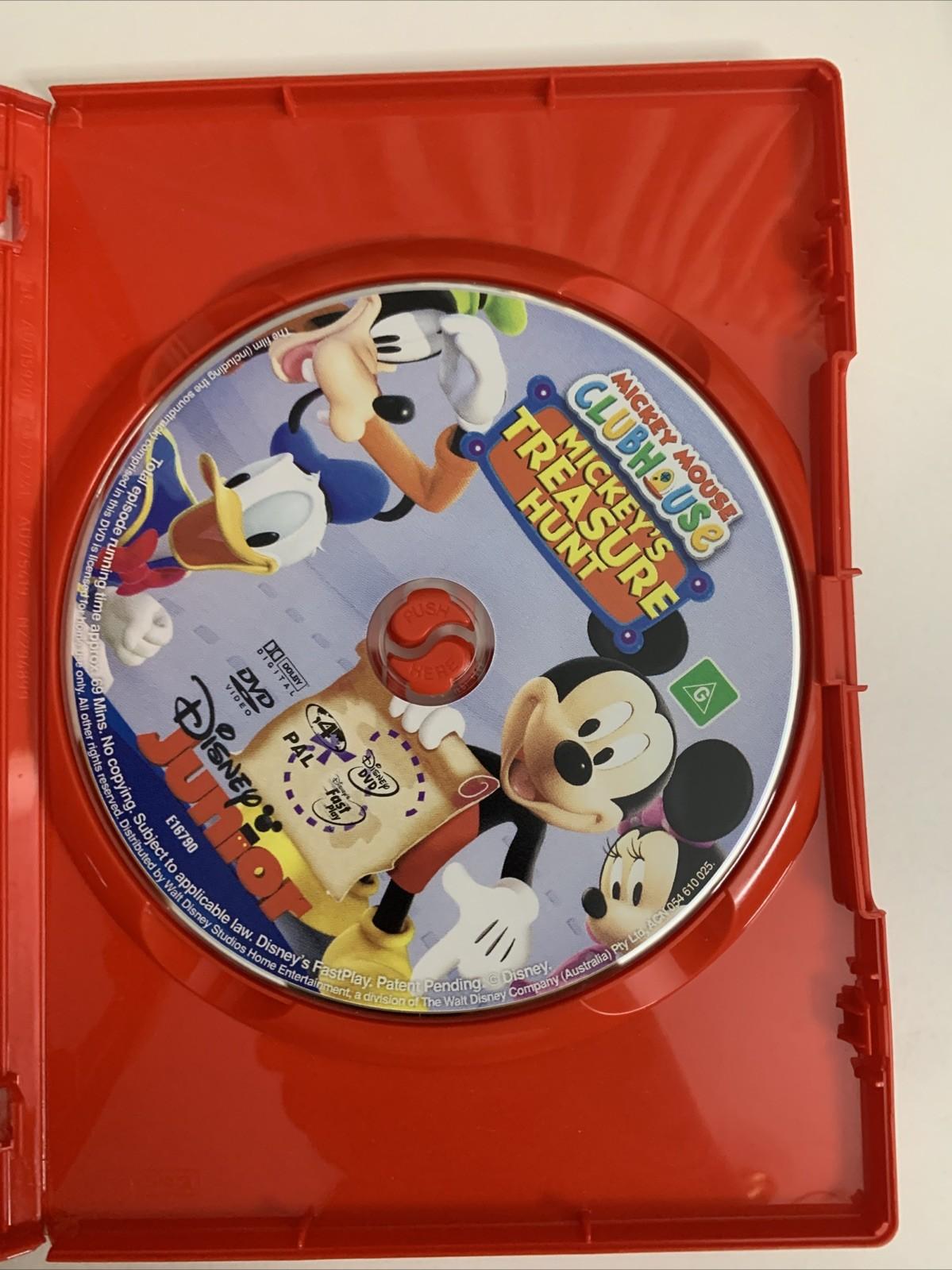 Disney Mickey Mouse Clubhouse: Mickey's Treasure Hunt (DVD, 2006) Region 4