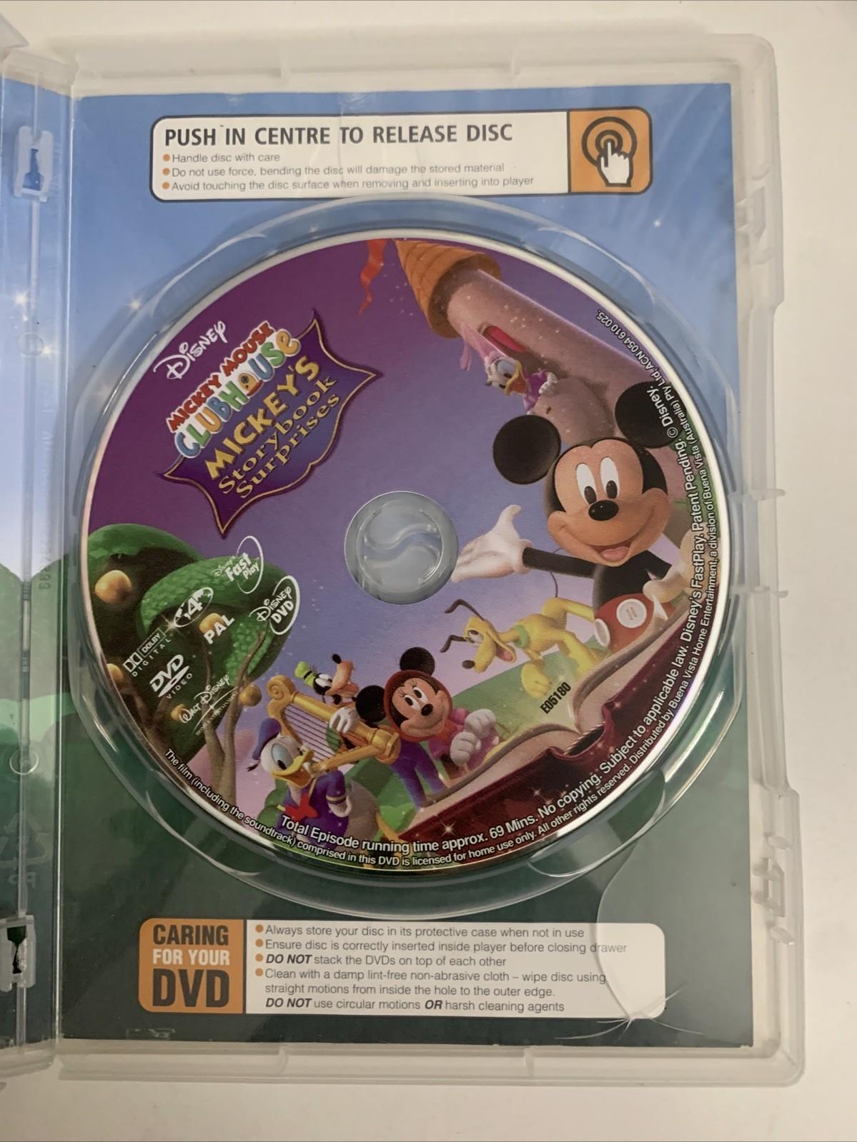 Disney Mickey Mouse Clubhouse: Mickey's Storybook Surprises (DVD, 2006) Region 4