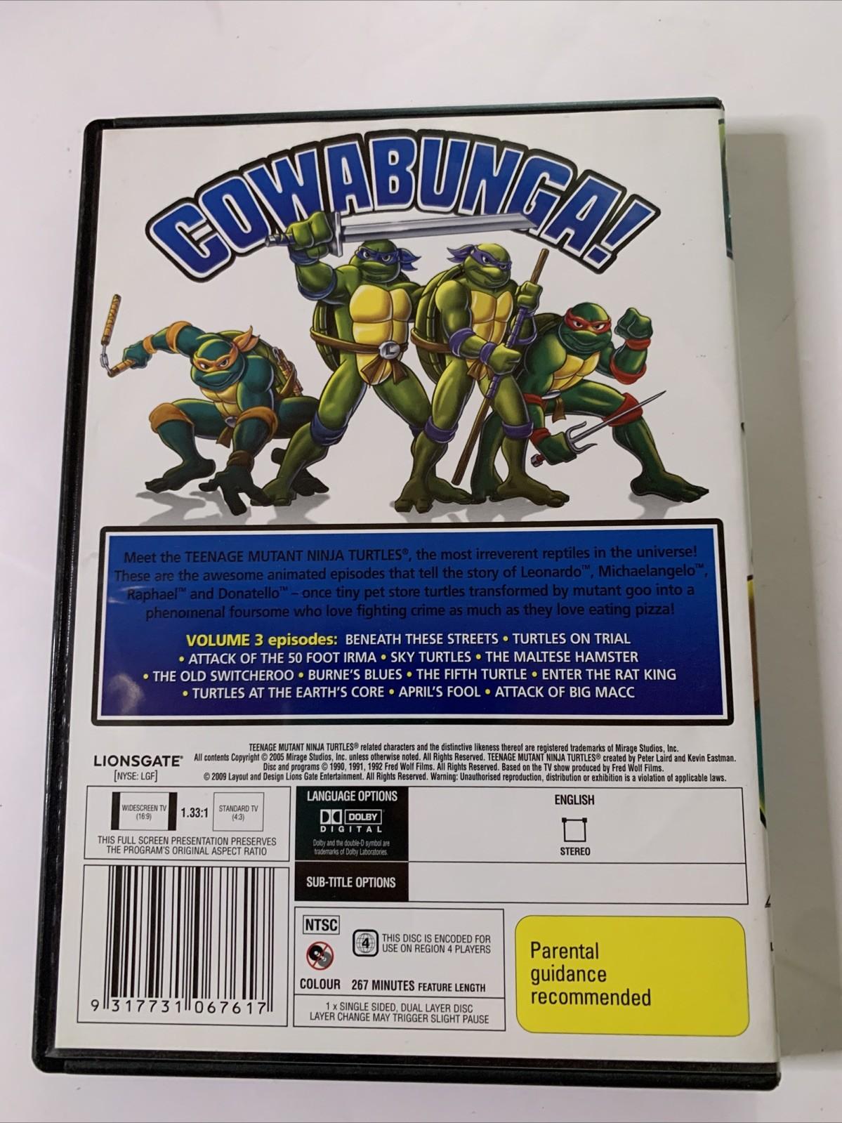 Teenage Mutant Ninja Turtles : Vol 3 (DVD, 1987)